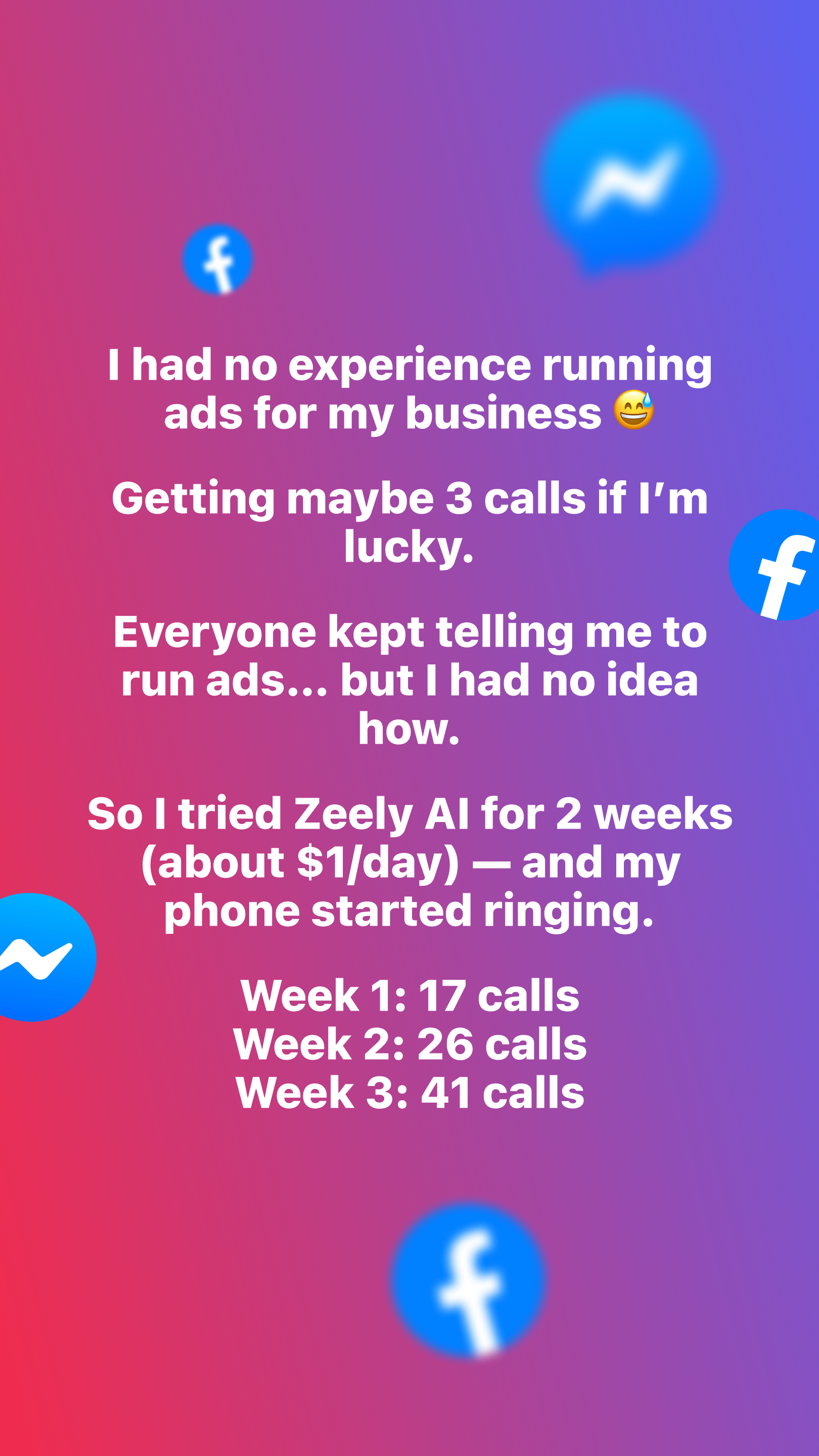 Zeely Facebook ad