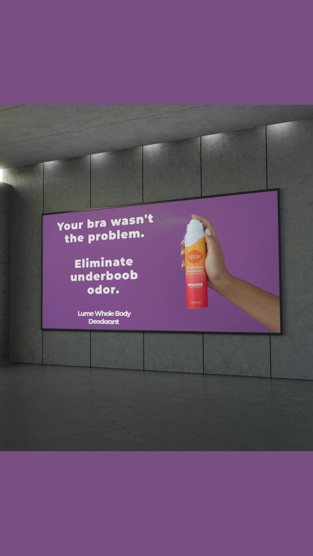 Lume Deodorant Facebook ad