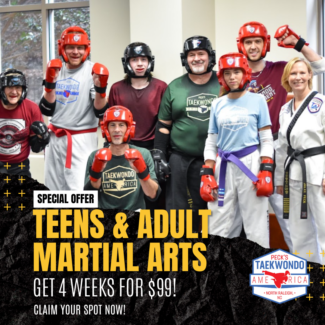 Peck's TaeKwonDo America Facebook ad