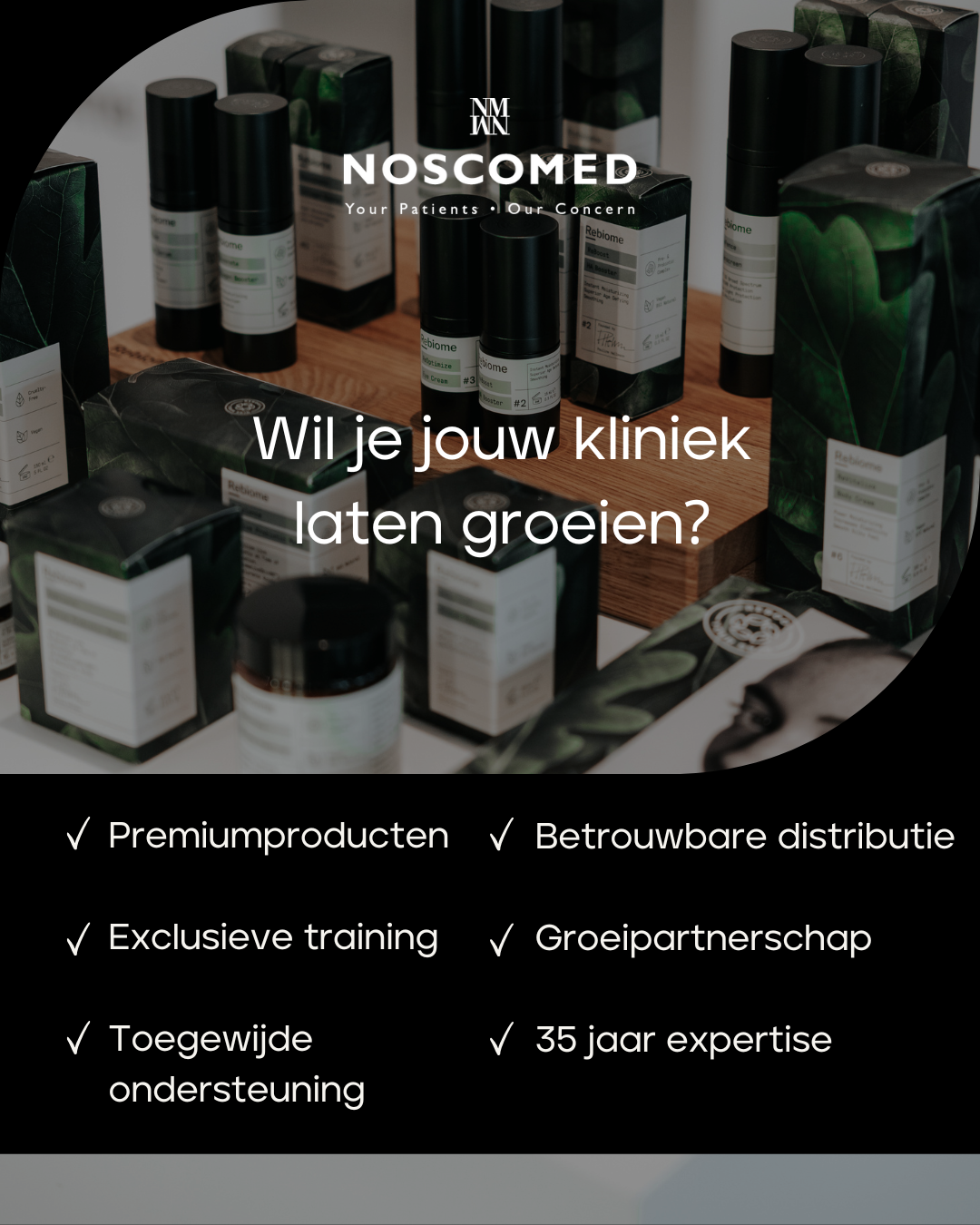 Noscomed Medical Supply Facebook ad: Wordt onderdeel van ons universum