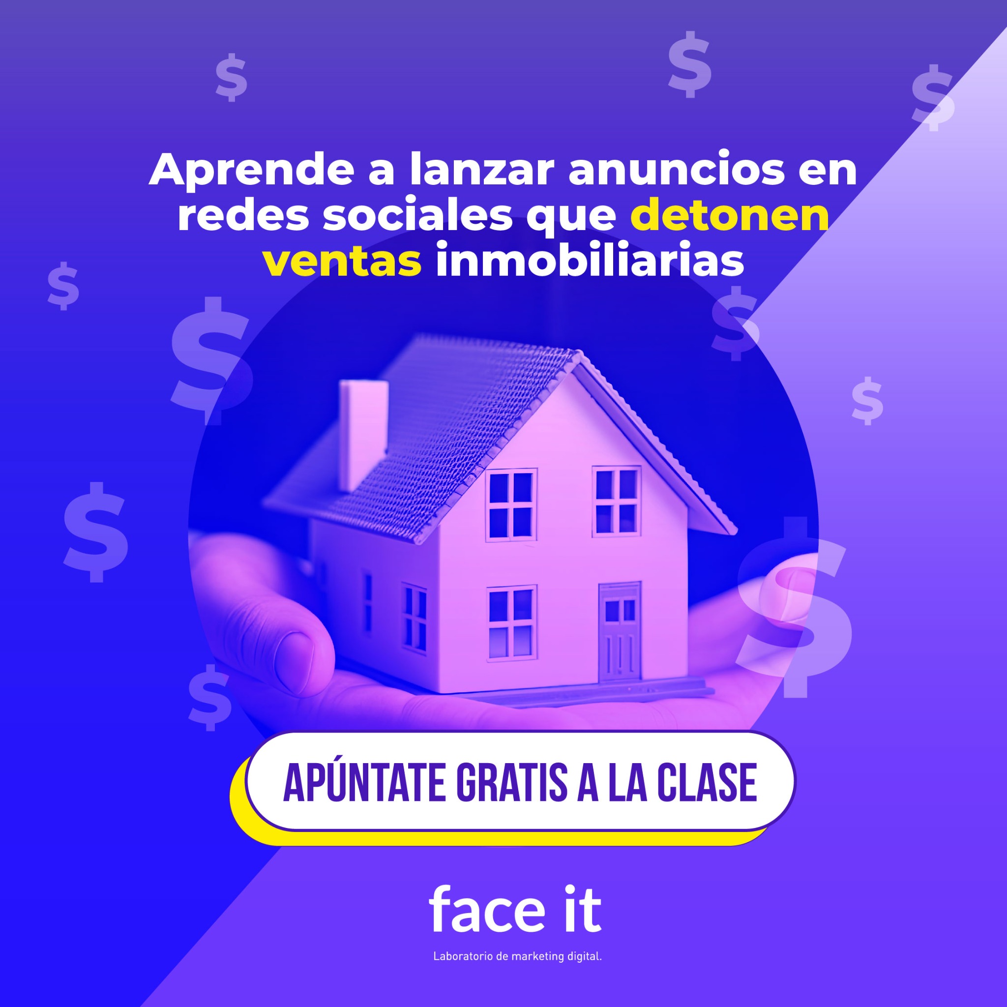 Faceit-Laboratorio de Marketing Digital Facebook ad: ¡Apúntame al taller!
