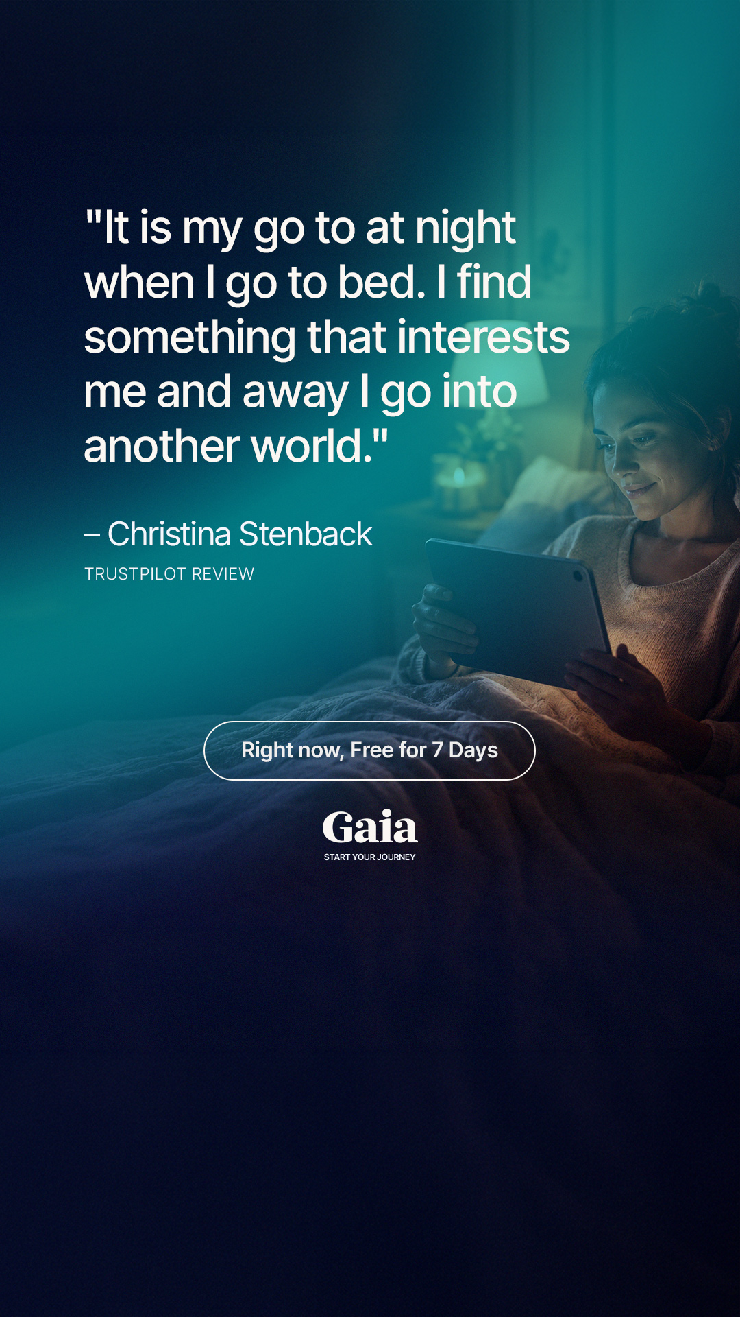 Gaia Facebook ad