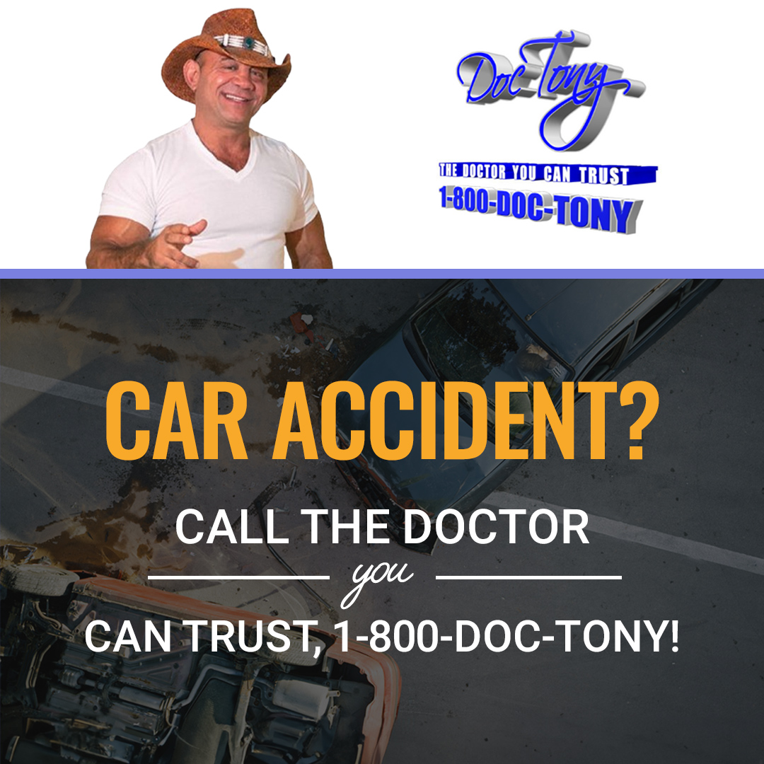 Doc Tony Facebook ad: Chiropractor for Car Accident Injuries