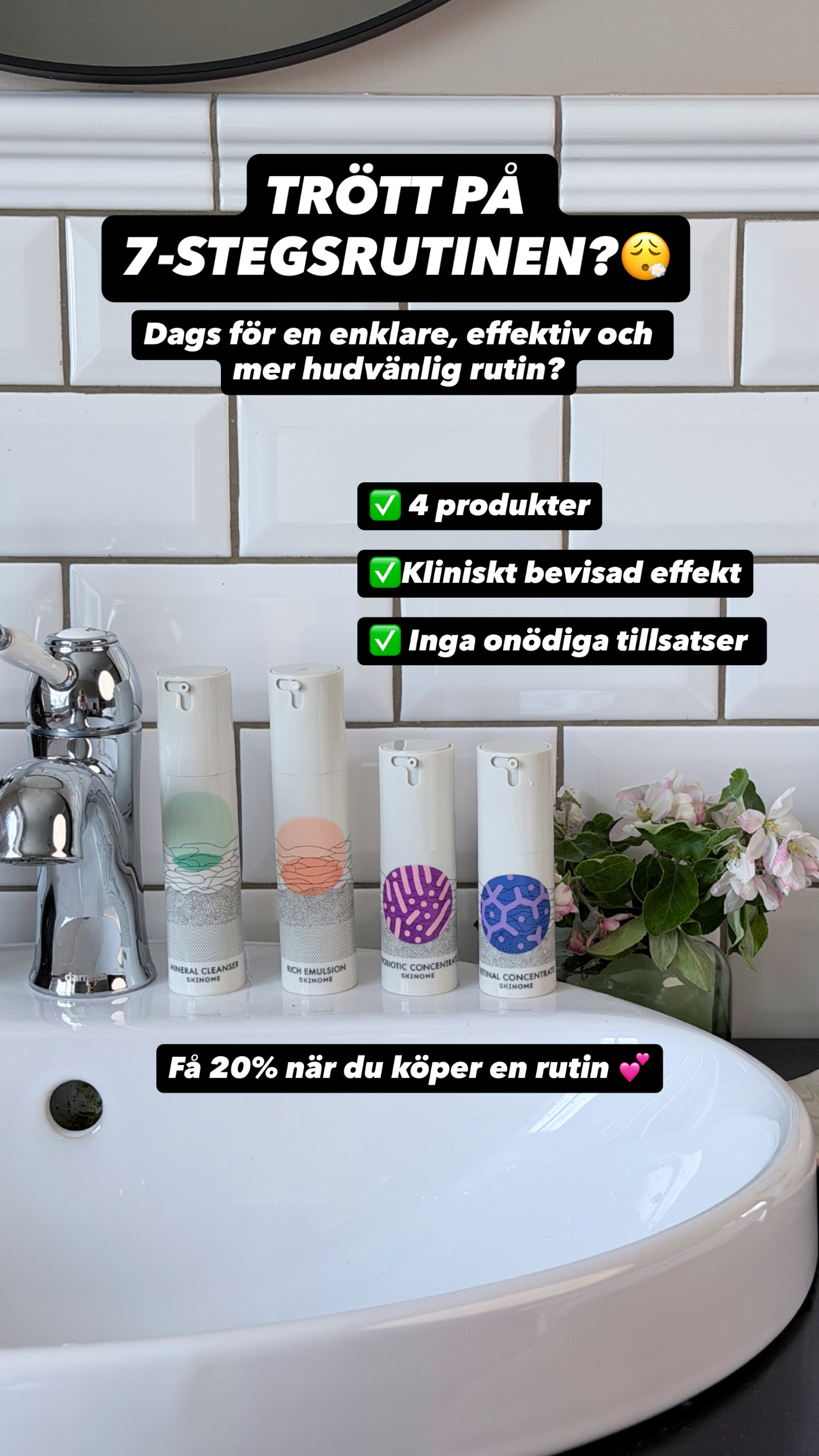 Skinome Facebook ad