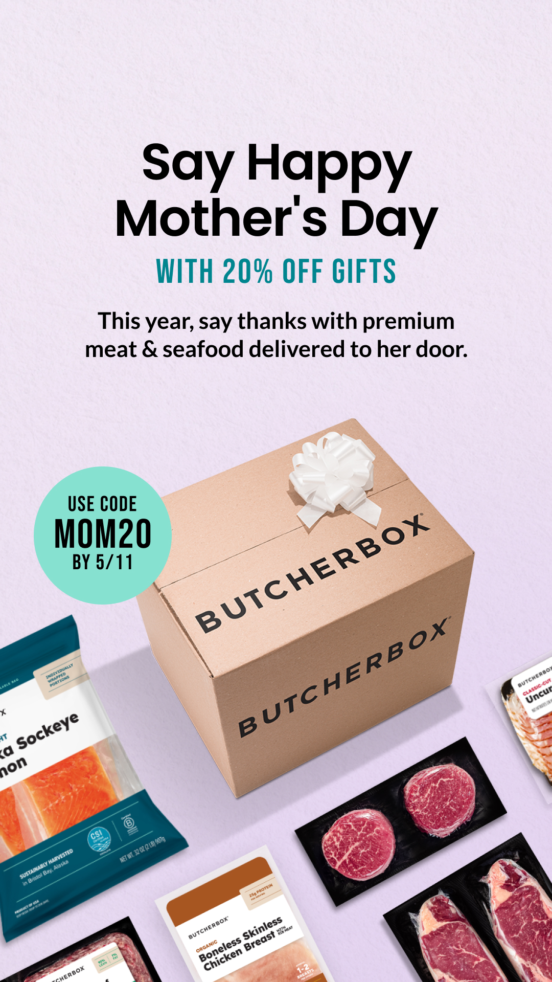 ButcherBox Facebook ad