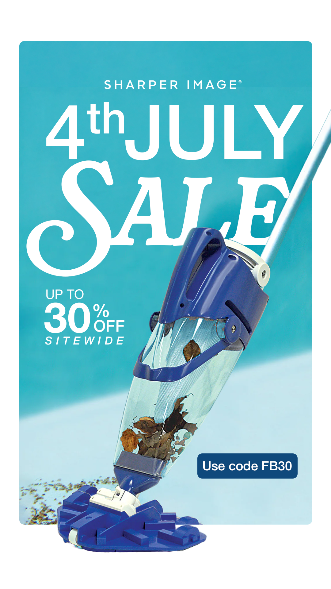 SharperImage.com Facebook ad