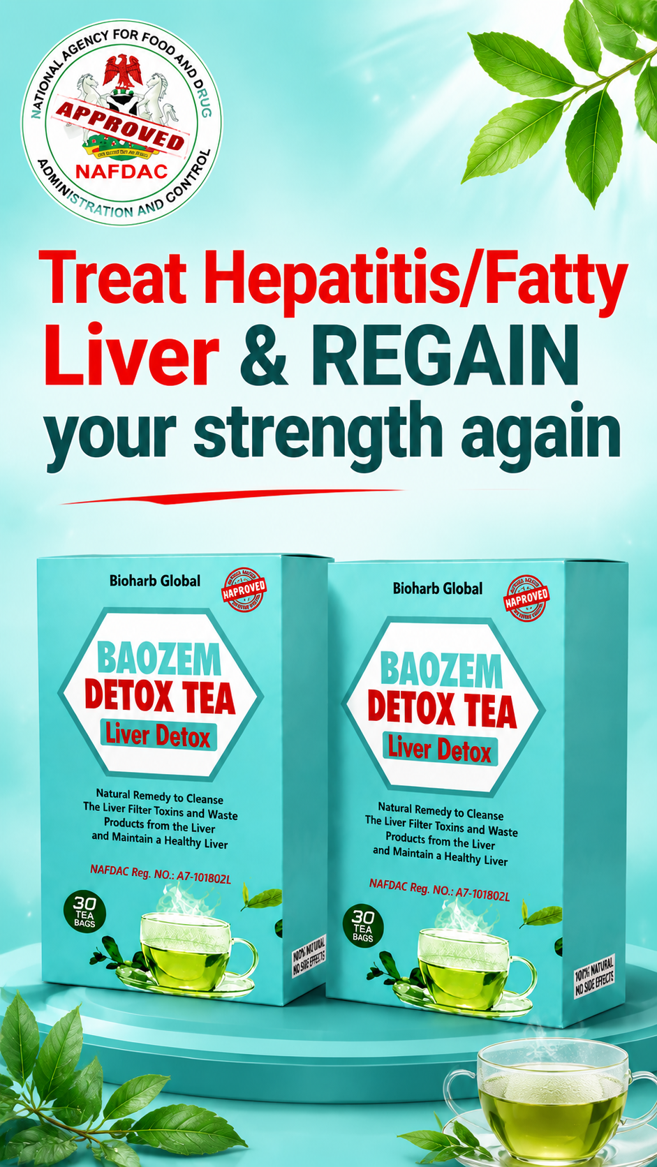 Liver Detox Facebook ad from Aug 4, 2026