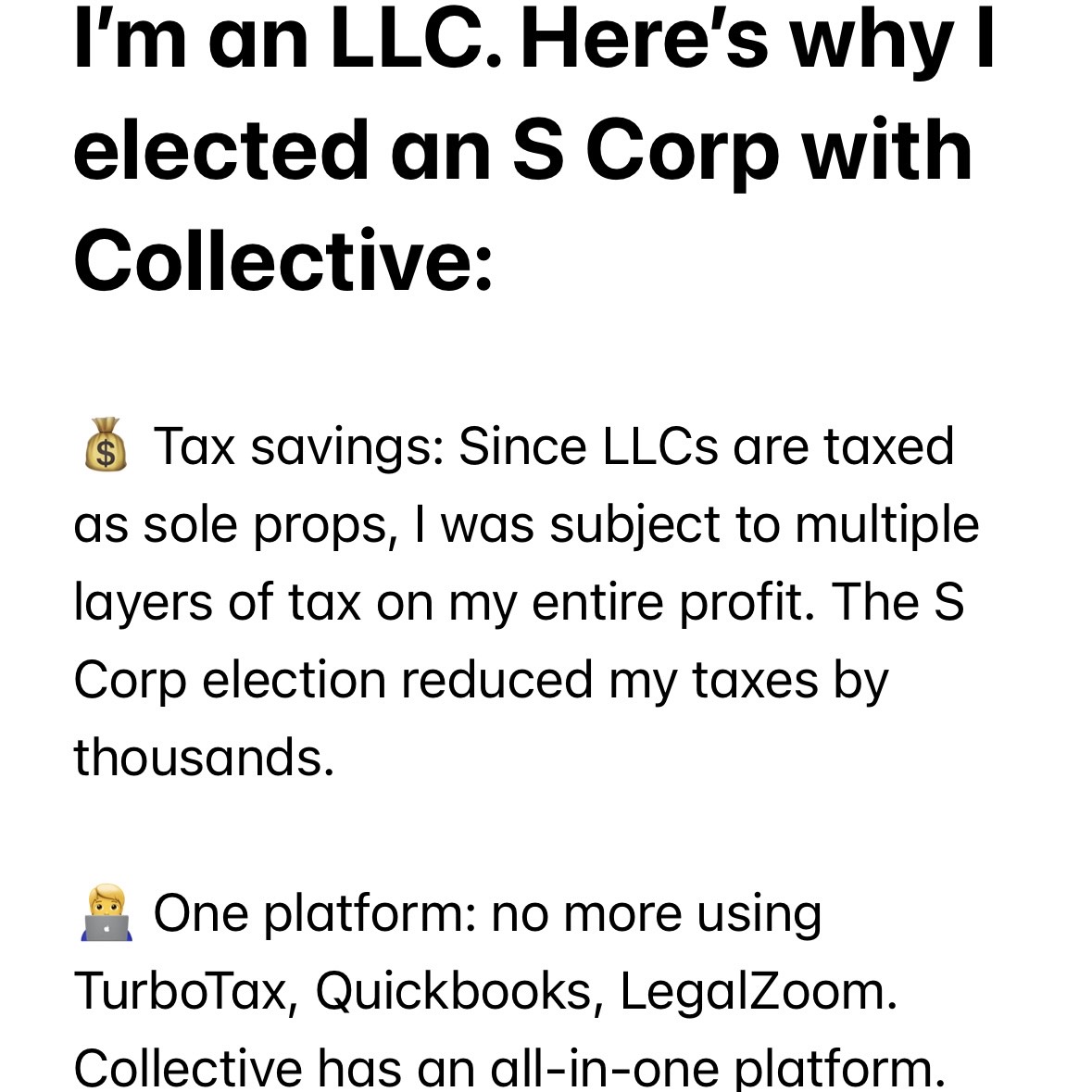 Collective Facebook ad