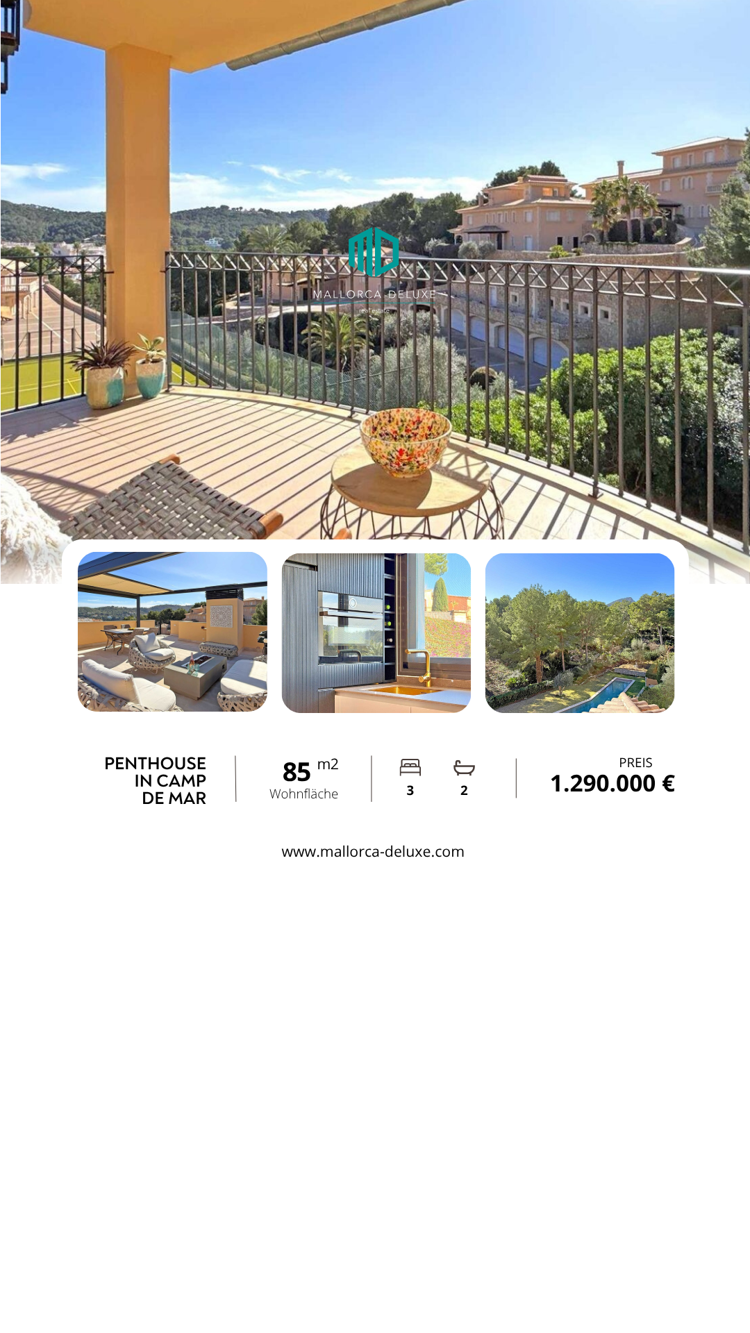 Mallorca Deluxe Real Estate Facebook ad