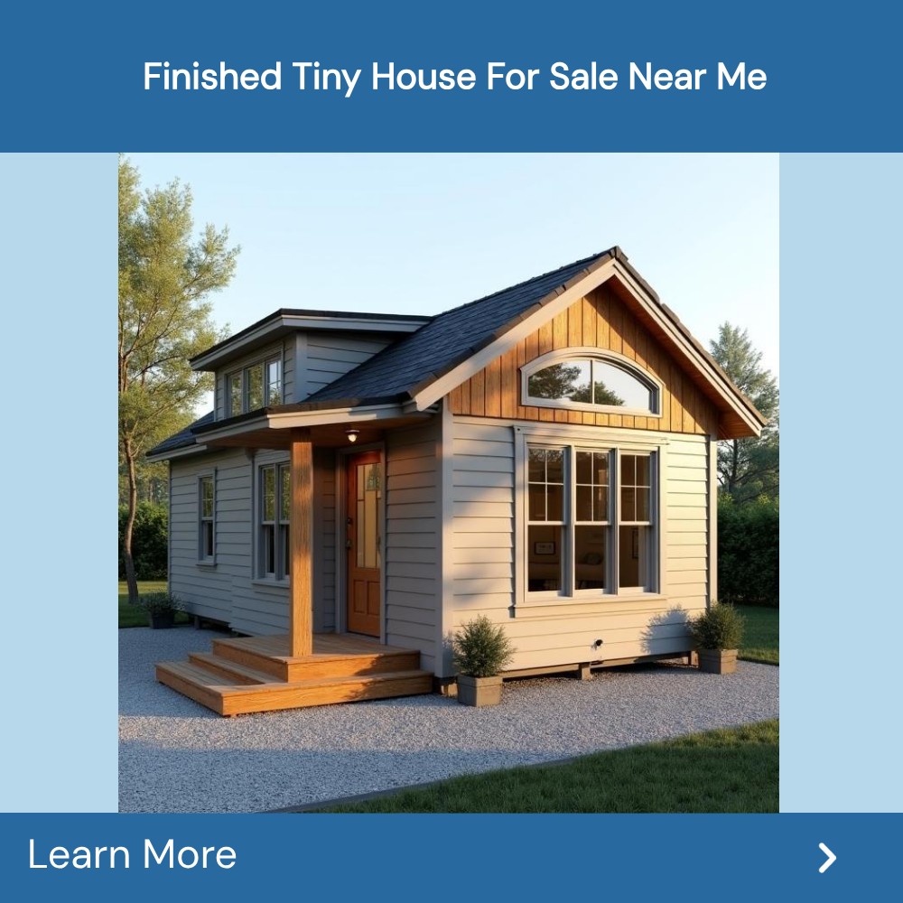 CleverTopics Select Facebook ad: Finished Tiny House For Sale Near Me!