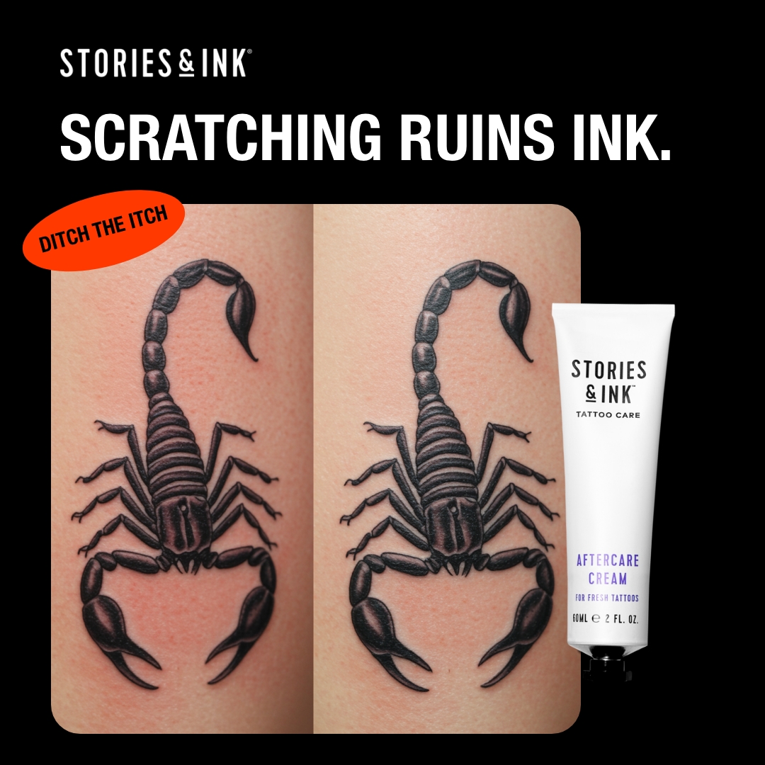 Stories & Ink Facebook ad