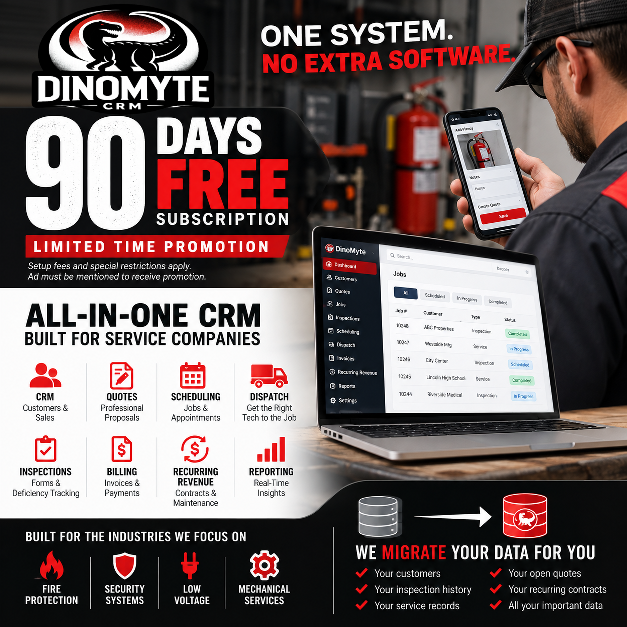 DinoMyte Software Services Facebook ad