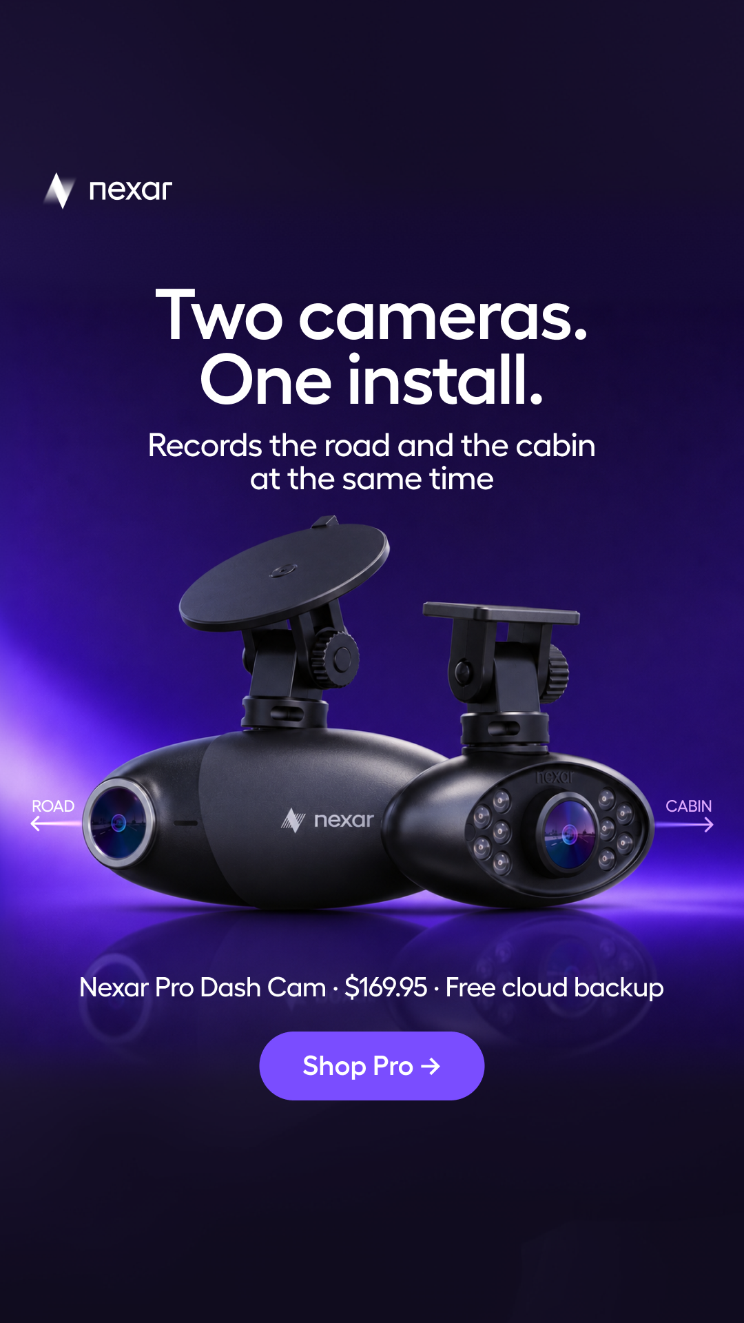 Nexar Facebook ad