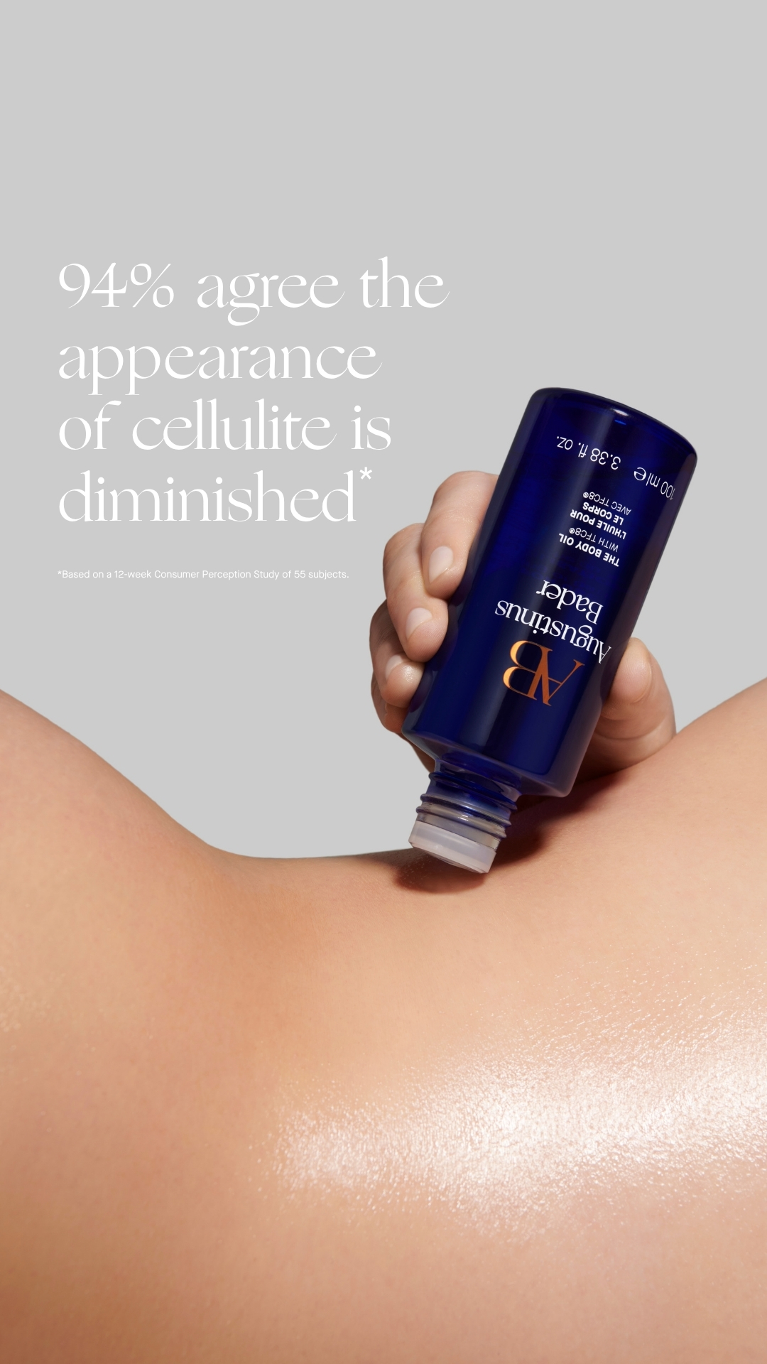 Augustinus Bader Facebook ad: Clinically Proven Bodycare