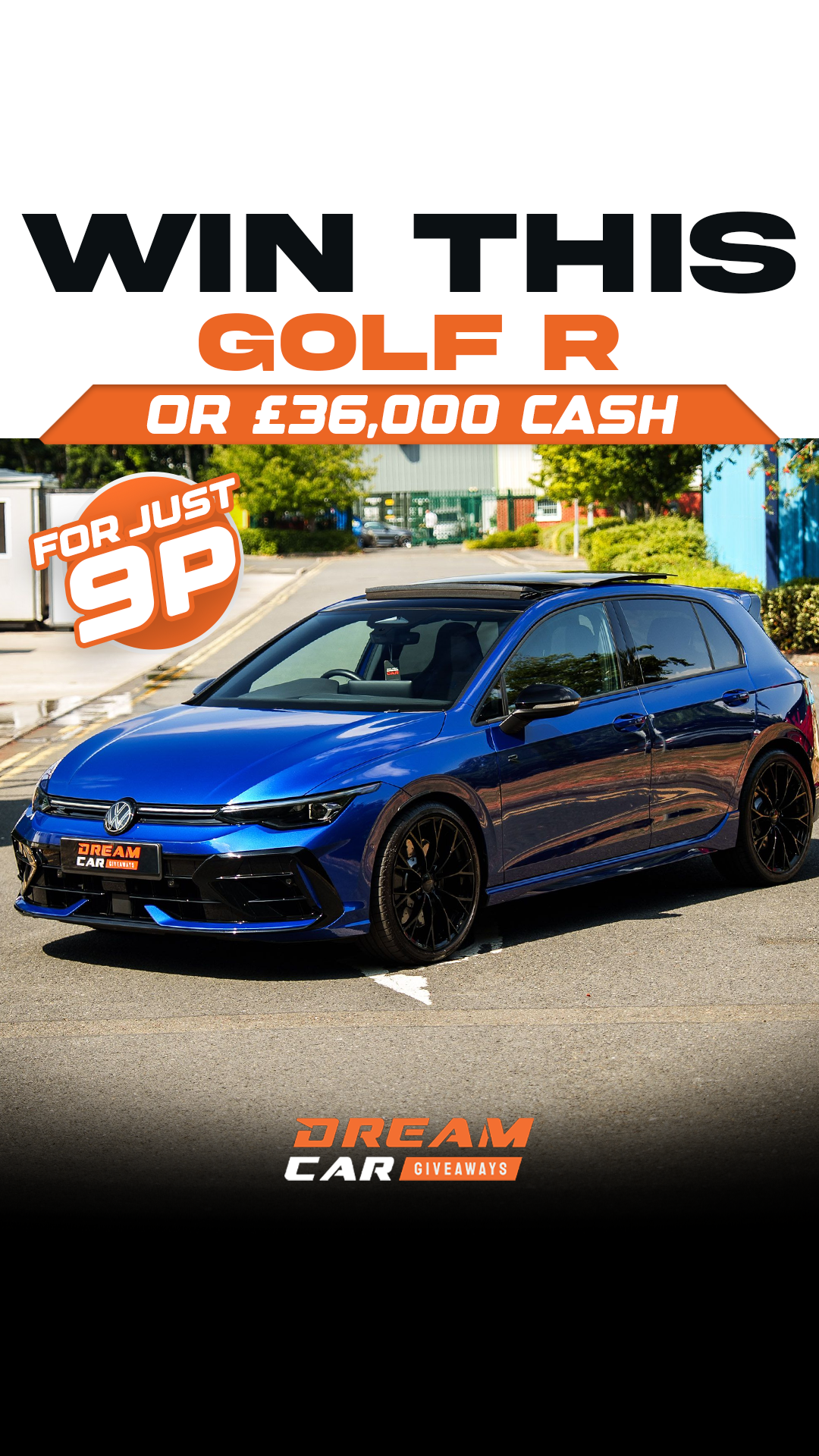 Dream Car Giveaways Facebook ad
