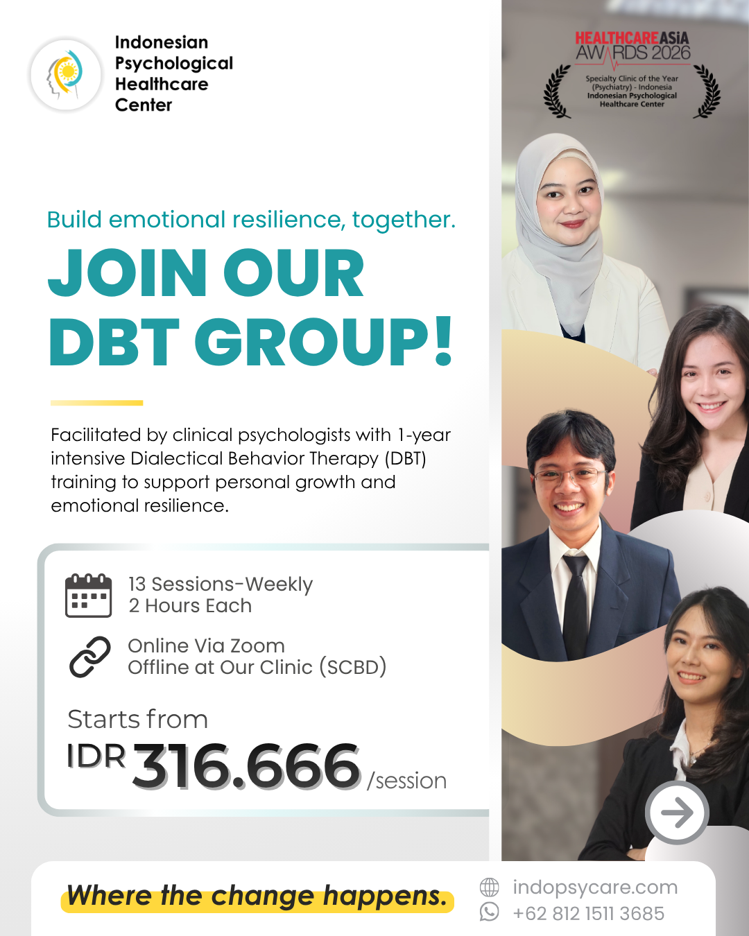 Indonesian Psychological Healthcare Center - Indopsycare Facebook ad