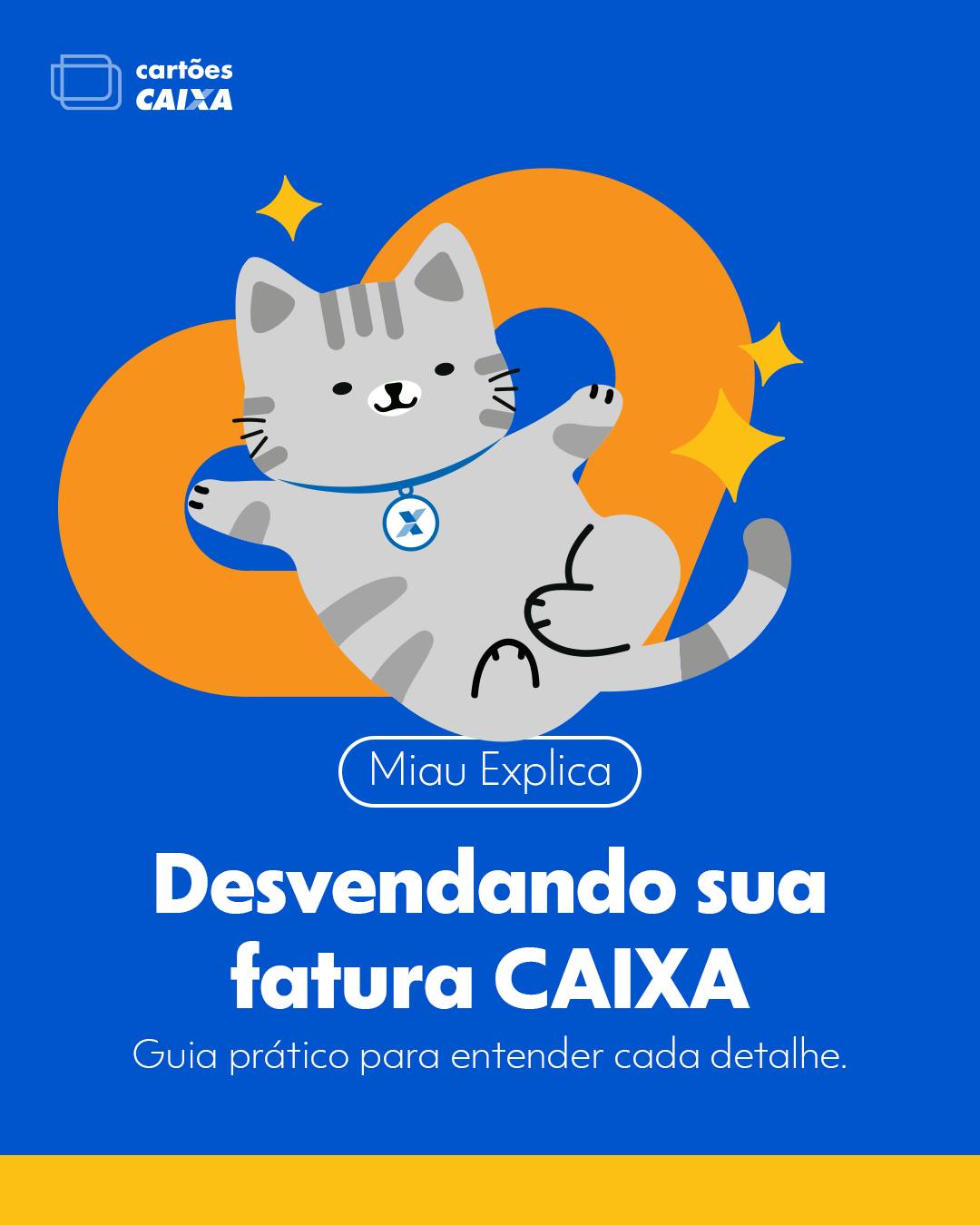 Cartões CAIXA Facebook ad: Já olhou a fatura e ficou na dúvida?