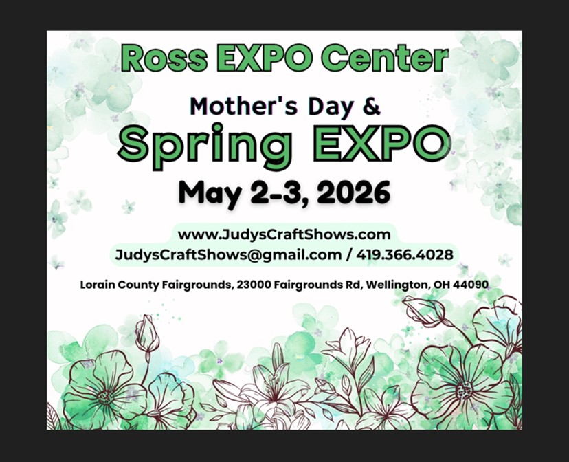 Judy's Craft & Vendor Shows Facebook ad: Mother's Day & Spring EXPO Sat/Sun 10-5…