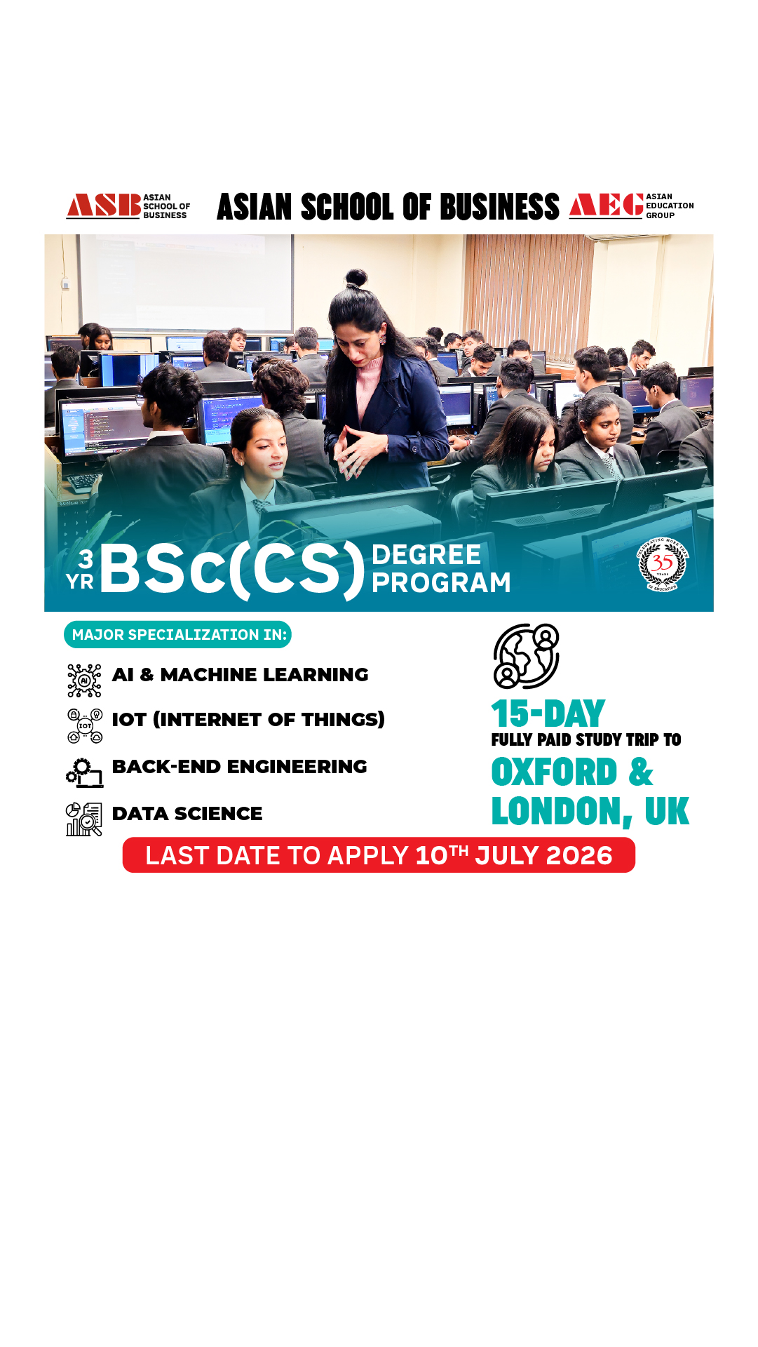 Asian School of Business Facebook ad