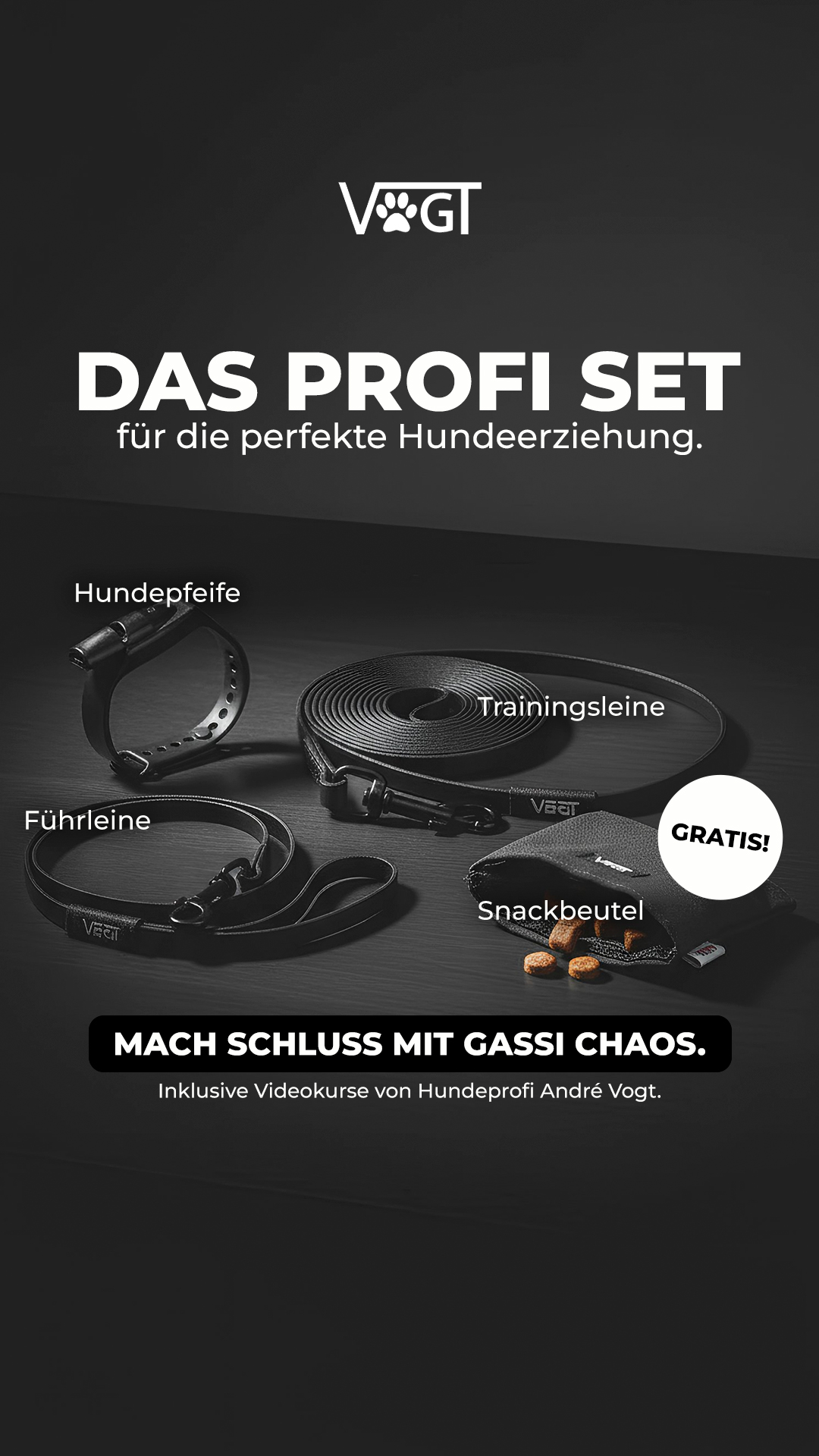 Hundeshop Vogt Facebook ad: Rückruf leicht gemacht - mit der Vogt Pfeife