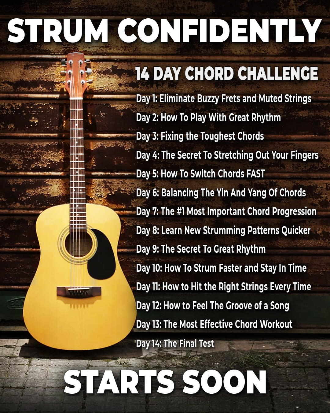 5 Minute Guitar Lessons Facebook ad