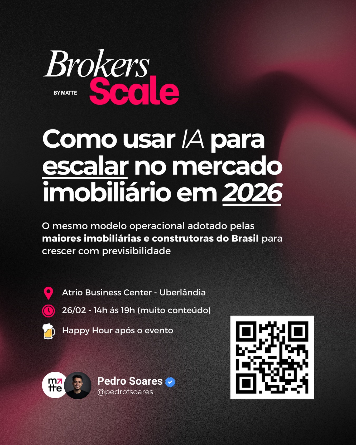 Pedro Soares Facebook ad: Brokers Scale - by Matte