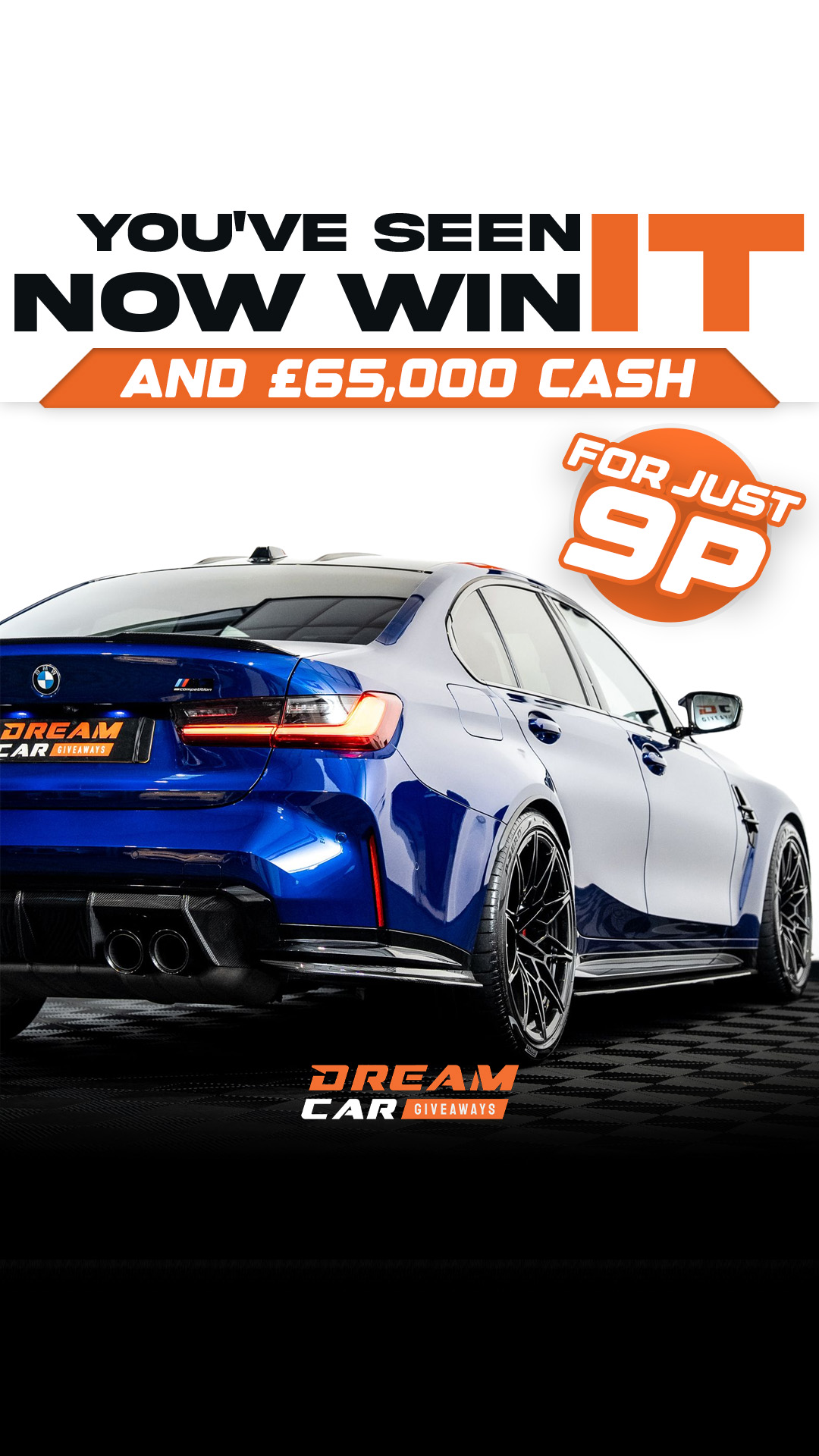 Dream Car Giveaways Facebook ad