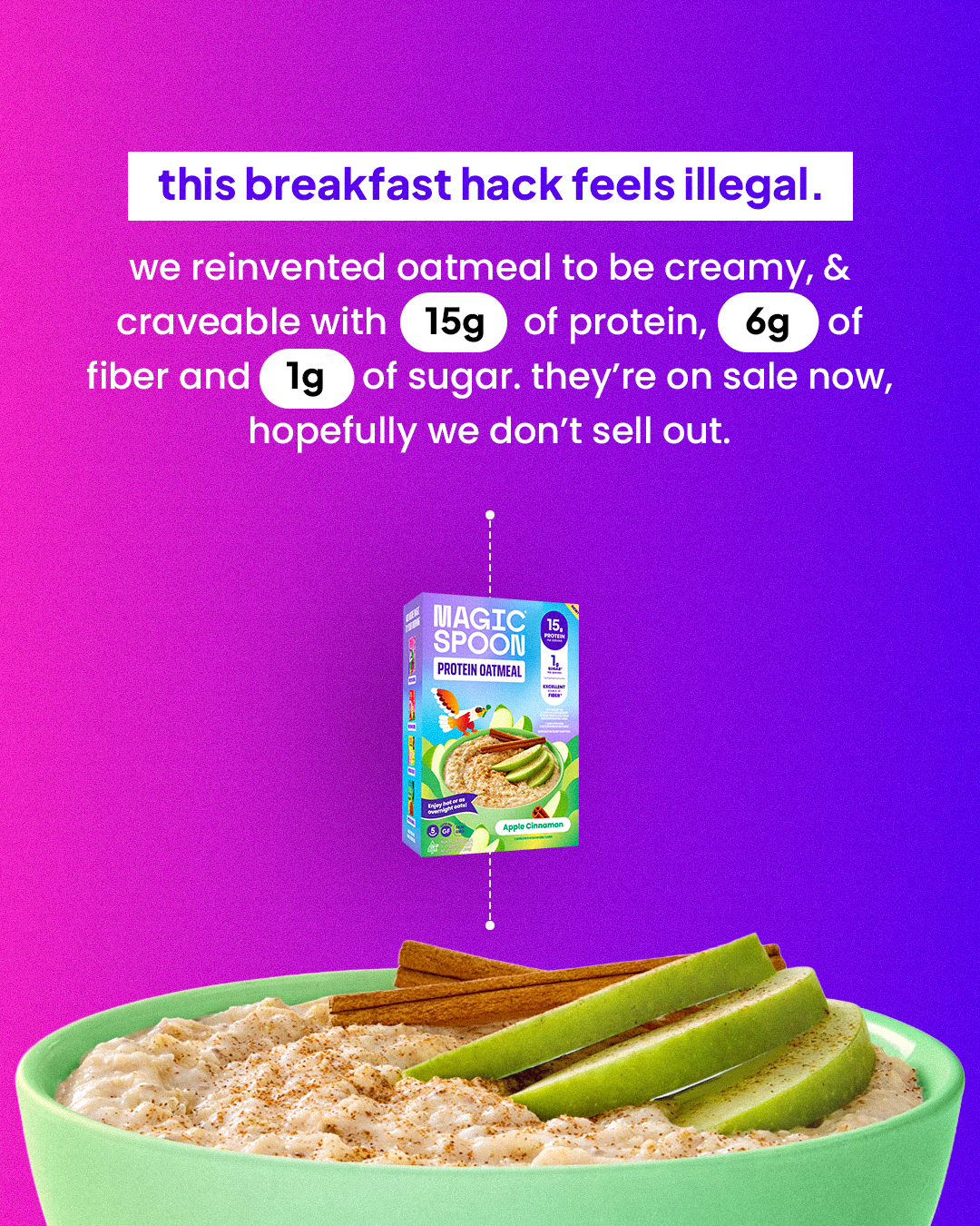 Magic Spoon Cereal Facebook ad