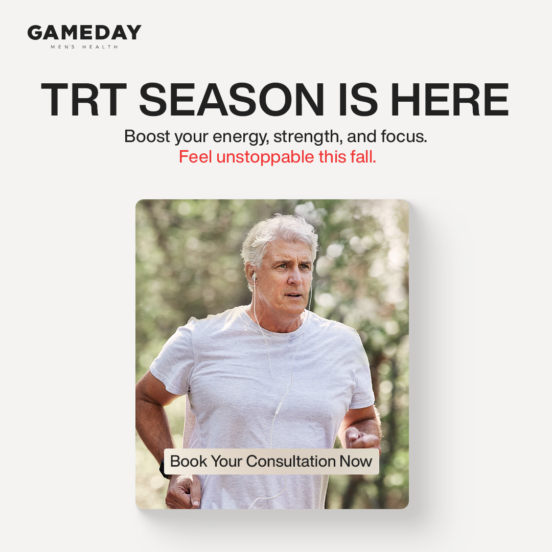 Gameday Men's Health Facebook ad: Get Your Groove Back!