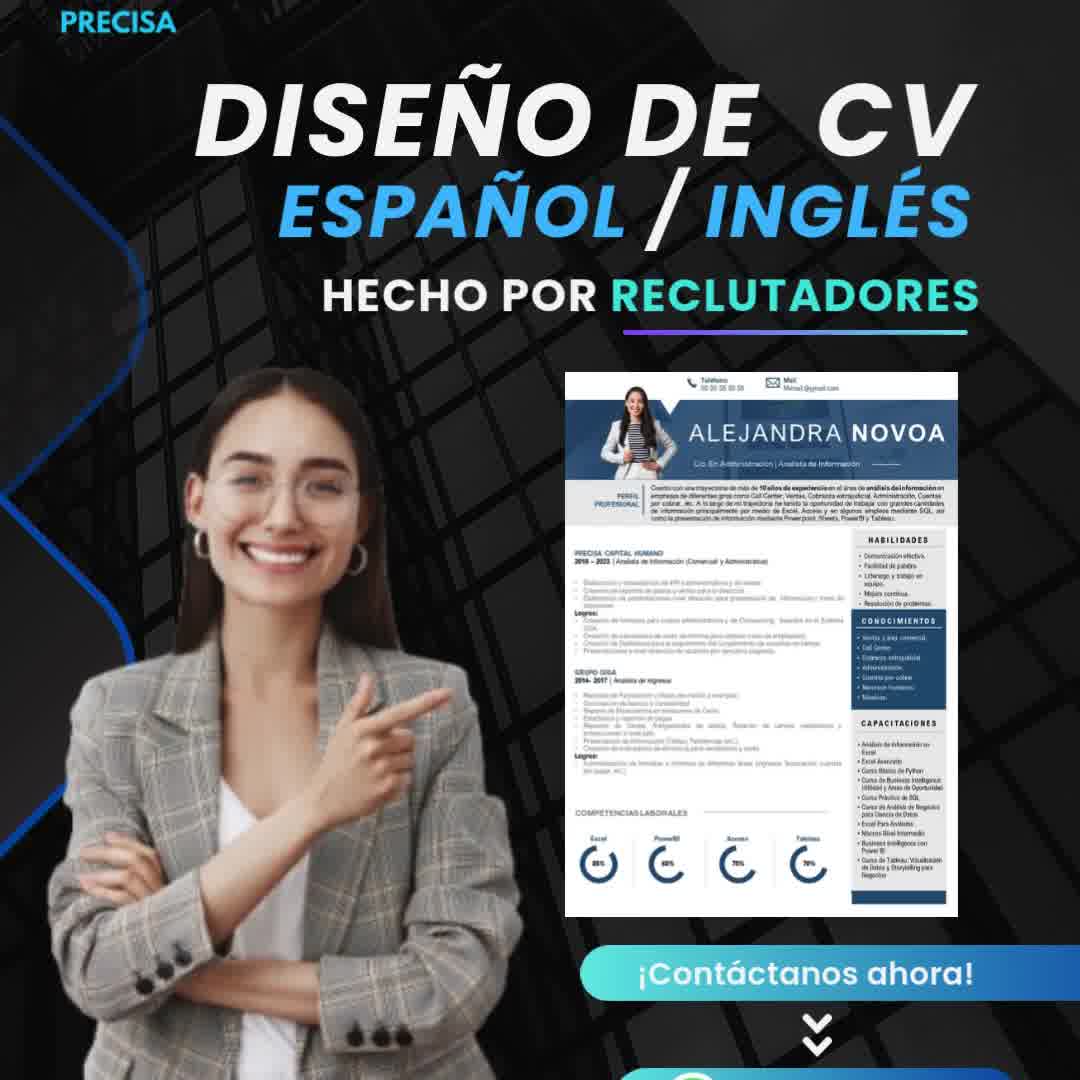Precisa Capital Humano Facebook ad: ¿Tu CV te está frenando?