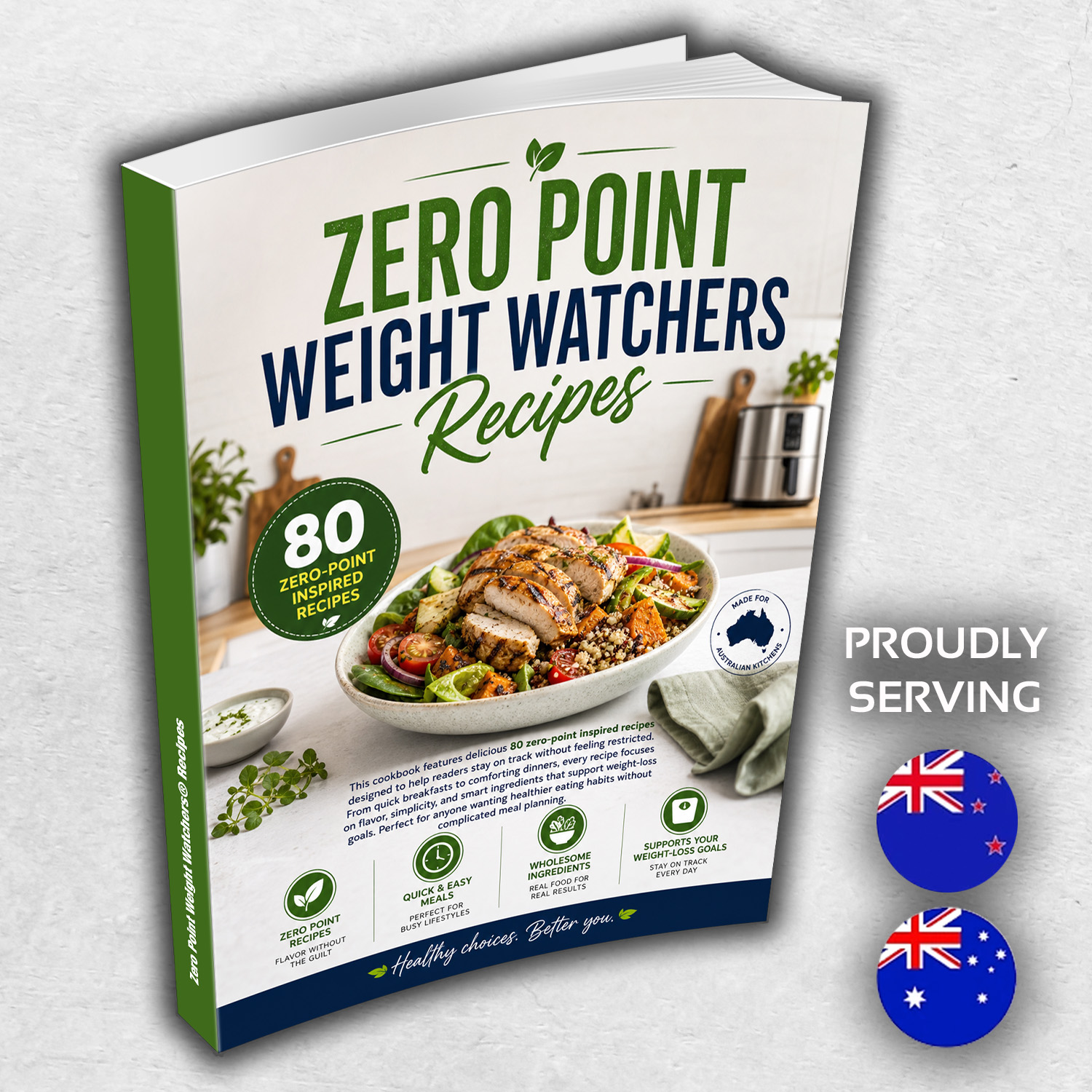 Eat Healthy Facebook ad: Zero Point Weight Watchers Recipes (AUS NZ version)