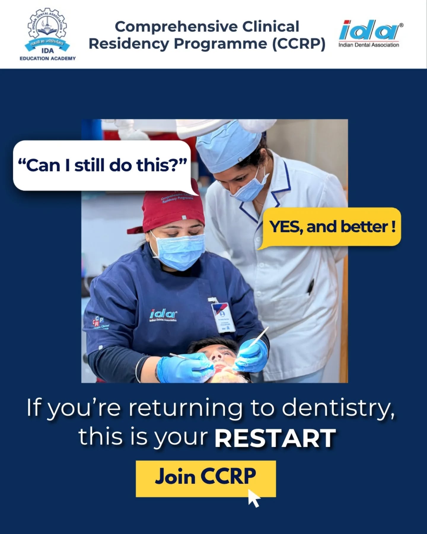 INDIAN DENTAL ASSOCIATION Facebook ad
