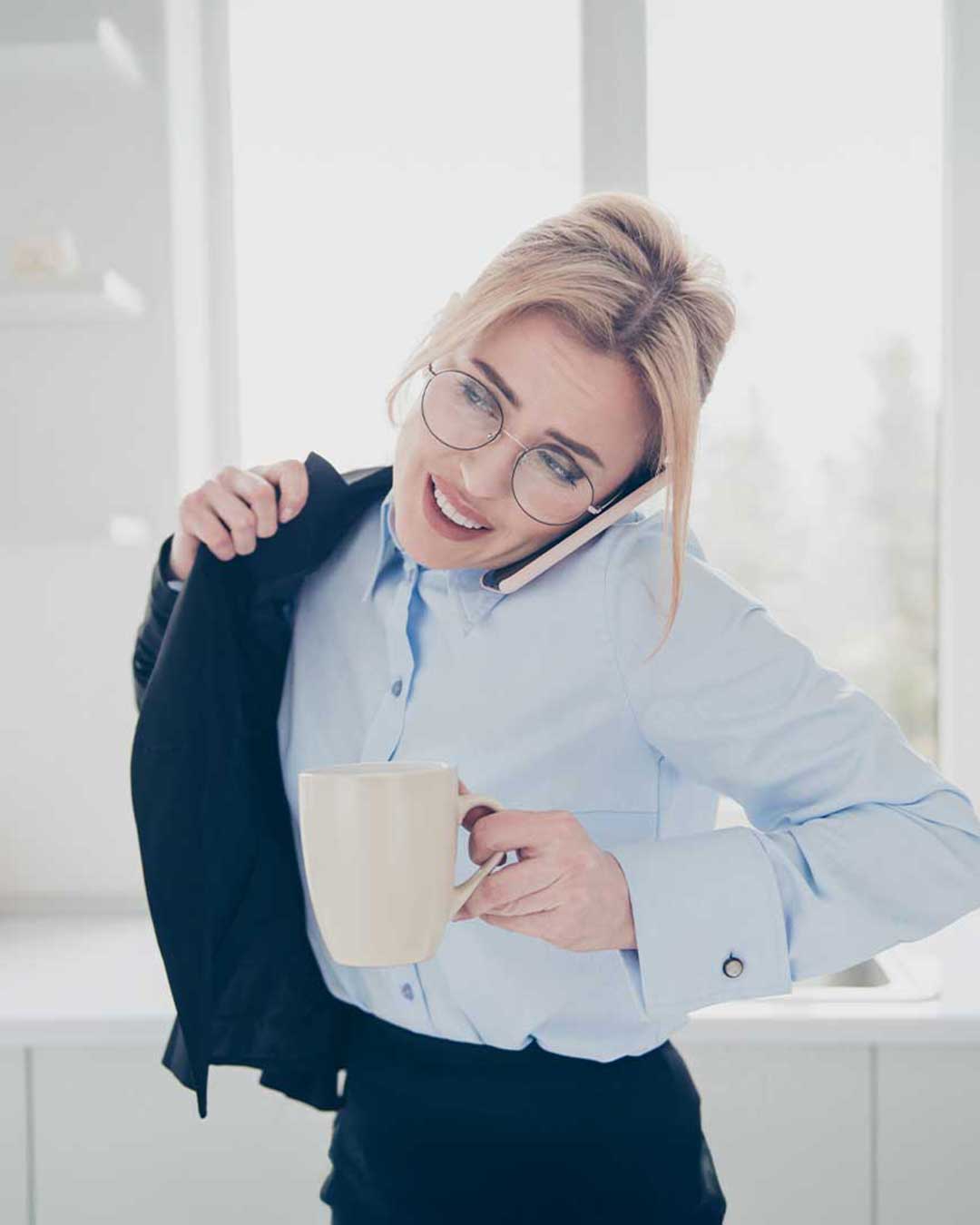 Homes of Distinction Facebook ad: Mornings don’t have to feel like a marathon…