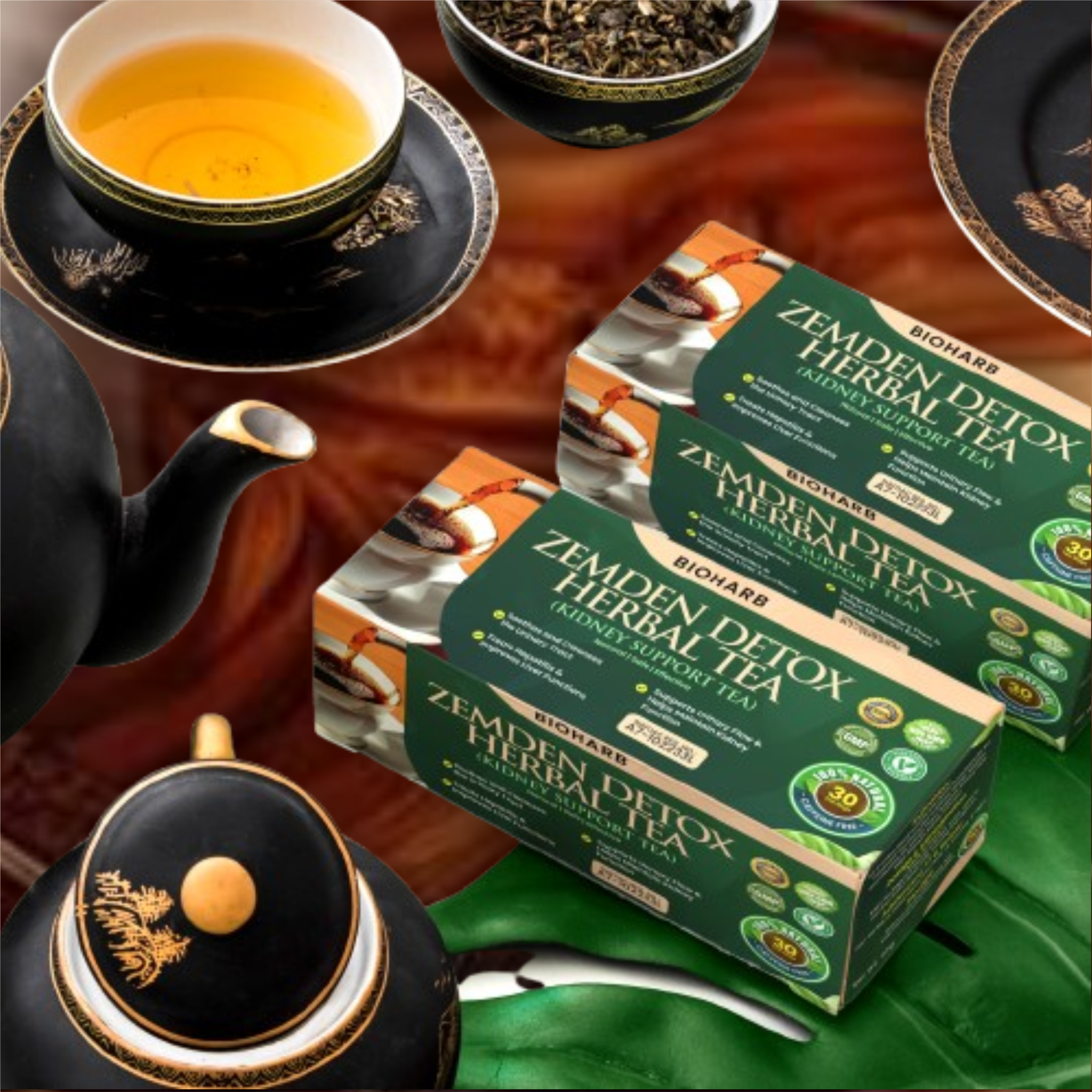 Eunique Kidney Detox Herbal Tea Facebook ad from Jun 9, 2026