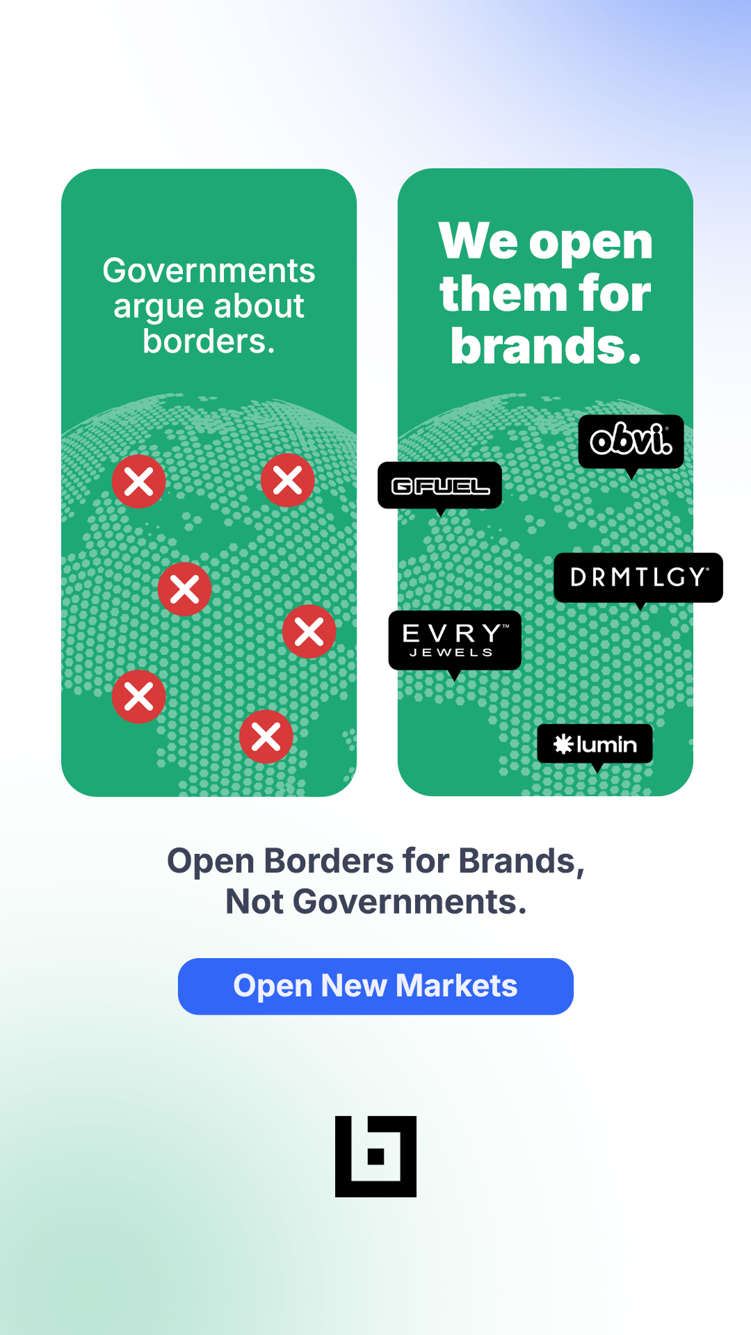 Openborder Facebook ad