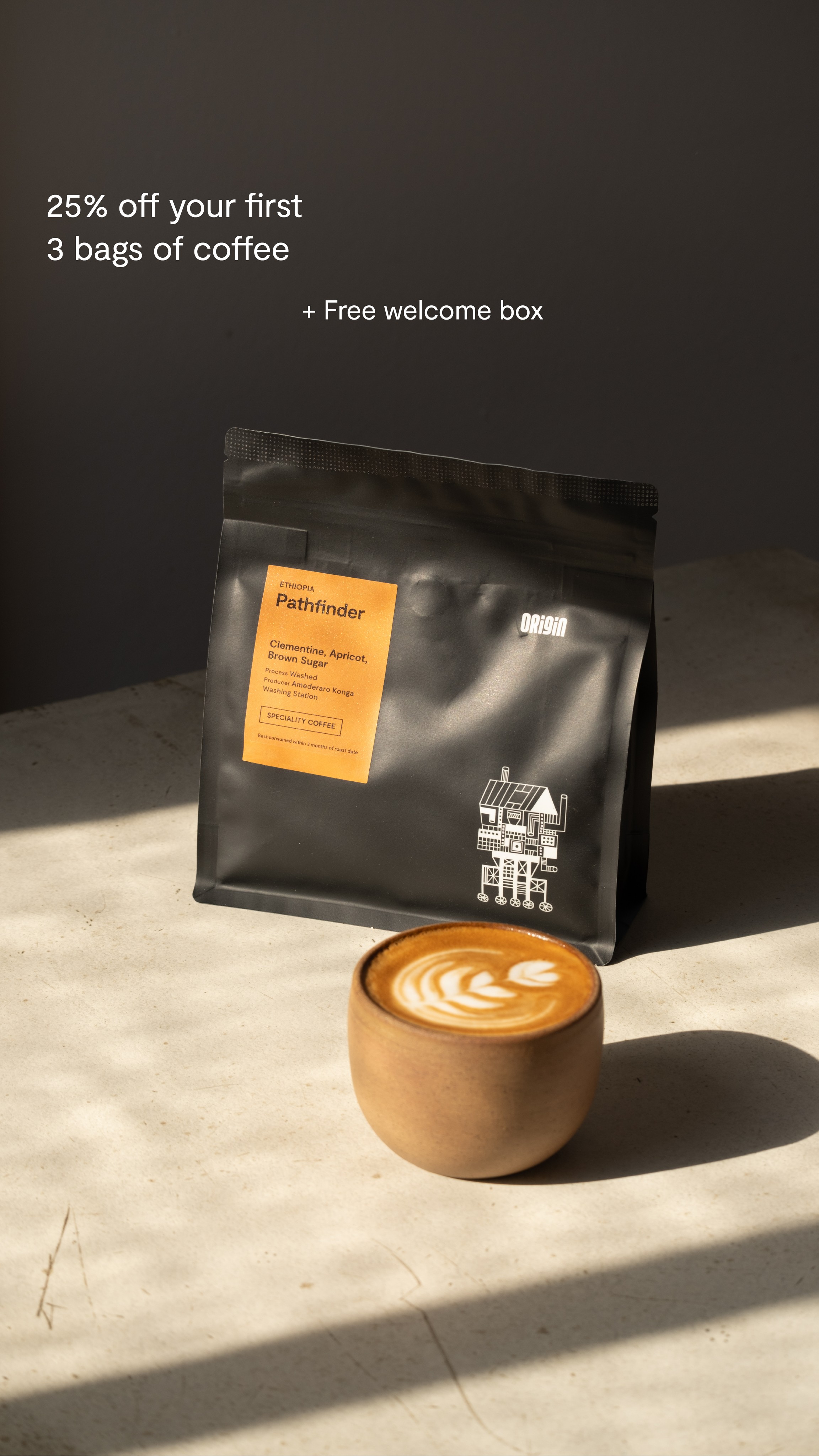 Origin Coffee Roasters Facebook ad
