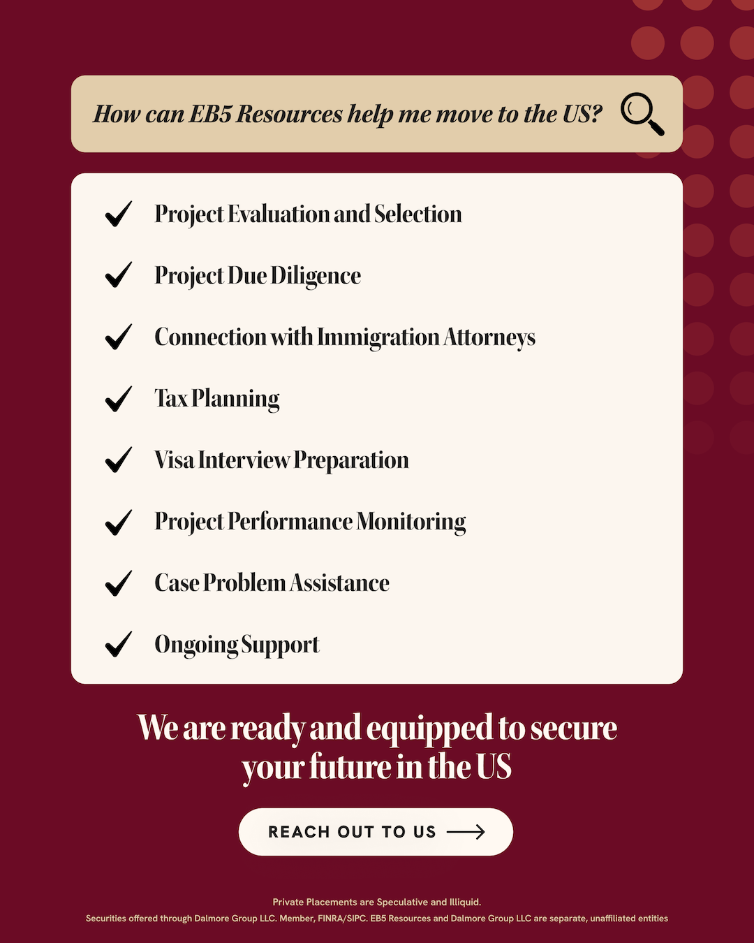 EB5 Resources US EB-5 visa investments Facebook ad: Guidance shaped by real EB-5 experience.