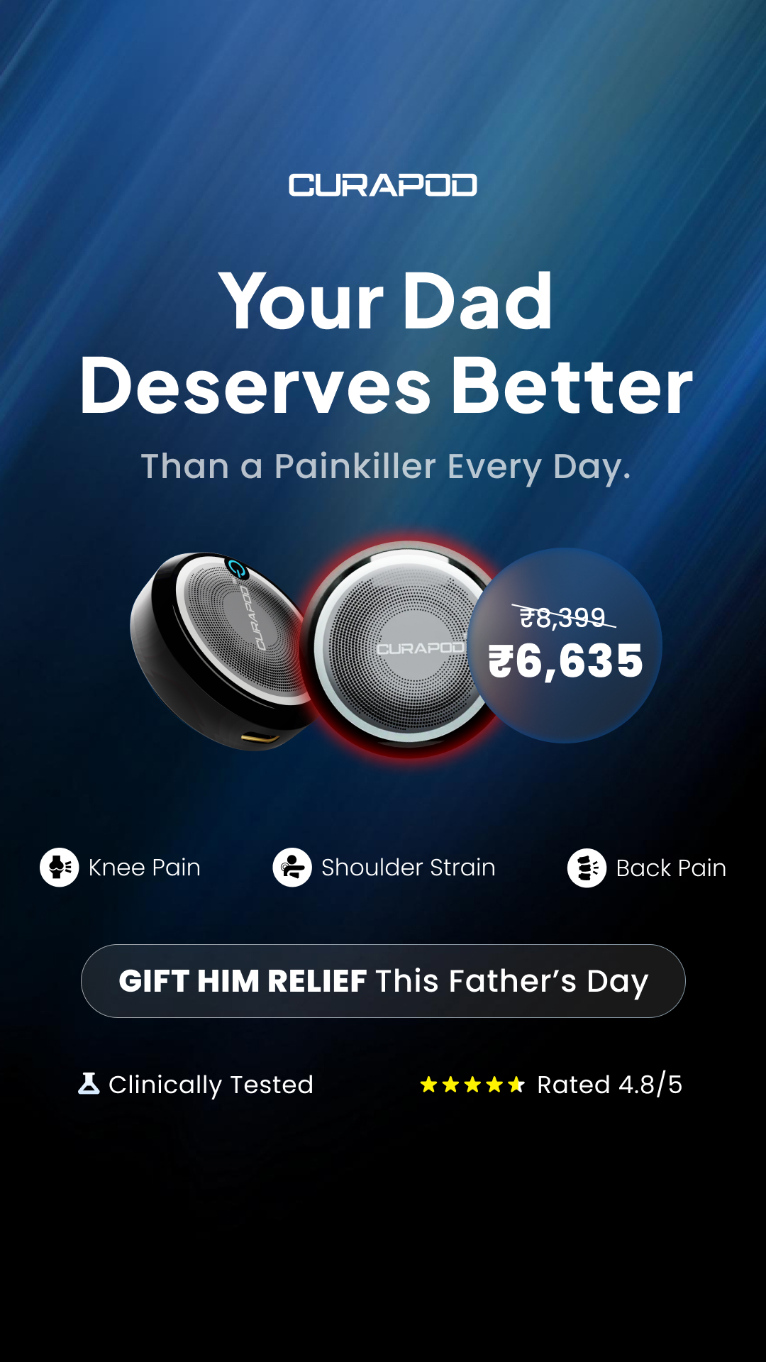Curapod by Litemed Facebook ad
