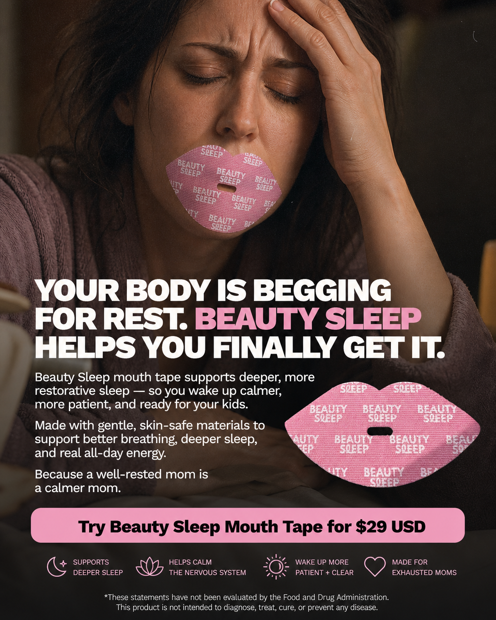 Beauty Sleep Facebook ad