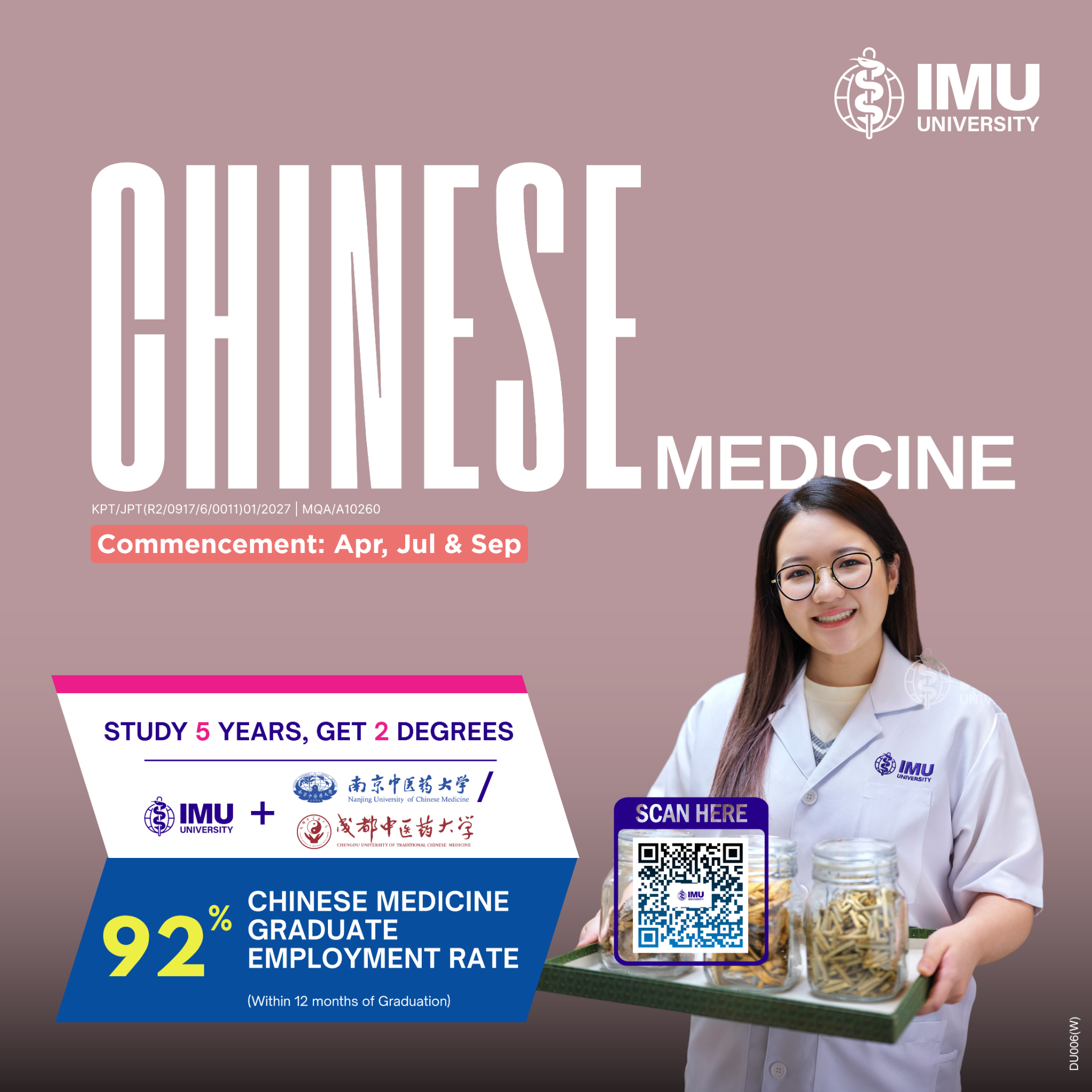 IMU University Facebook ad