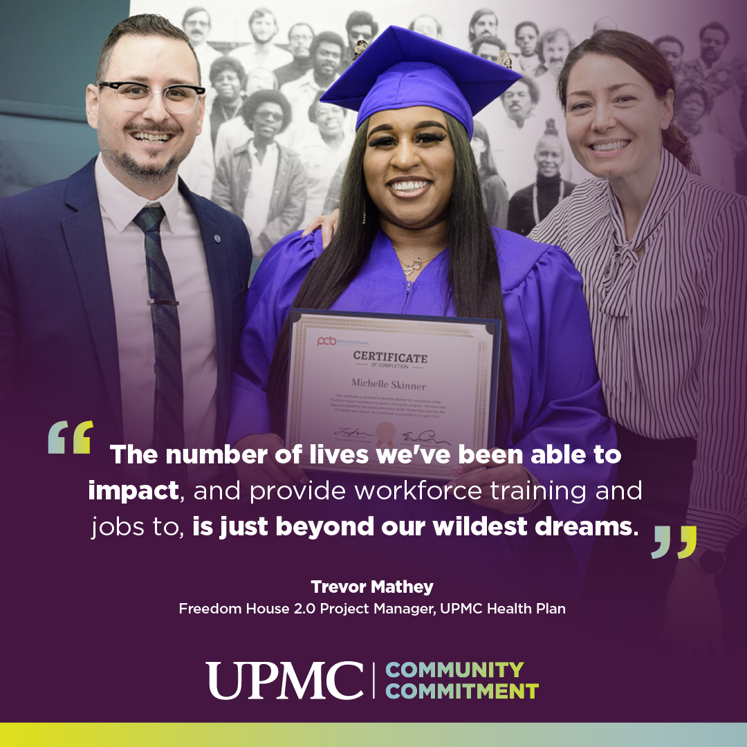 UPMC Facebook ad: UPMC Community Commitment