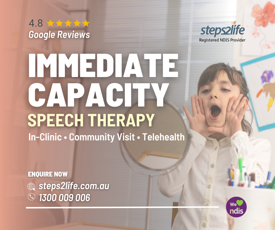 Steps2life Health Facebook ad: Boost your child's communication with speech therapy