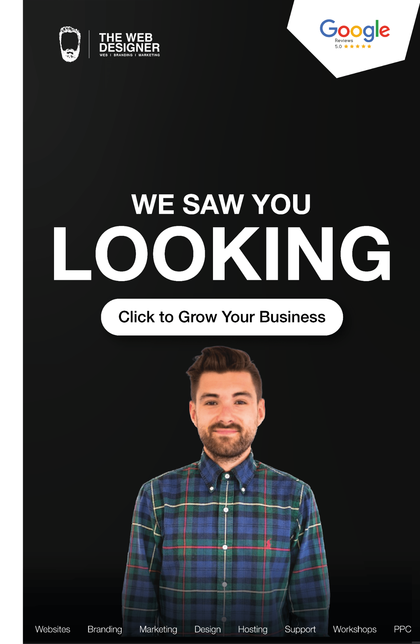 The Web Designer Cardiff Facebook ad
