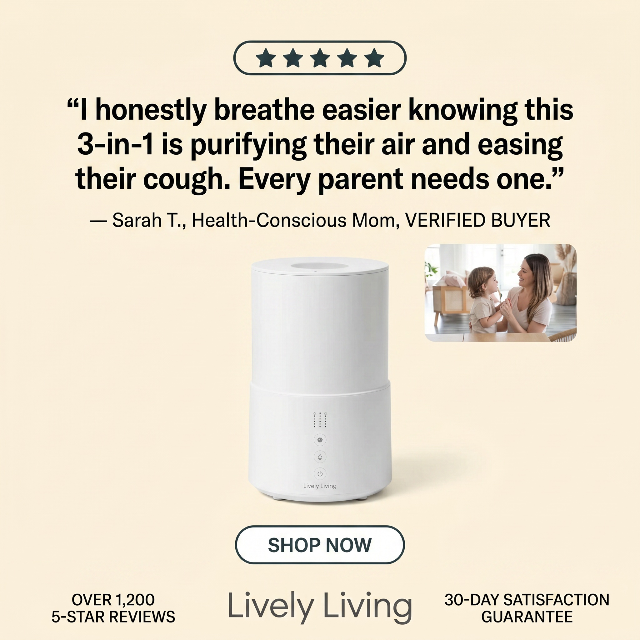 Lively Living Facebook ad