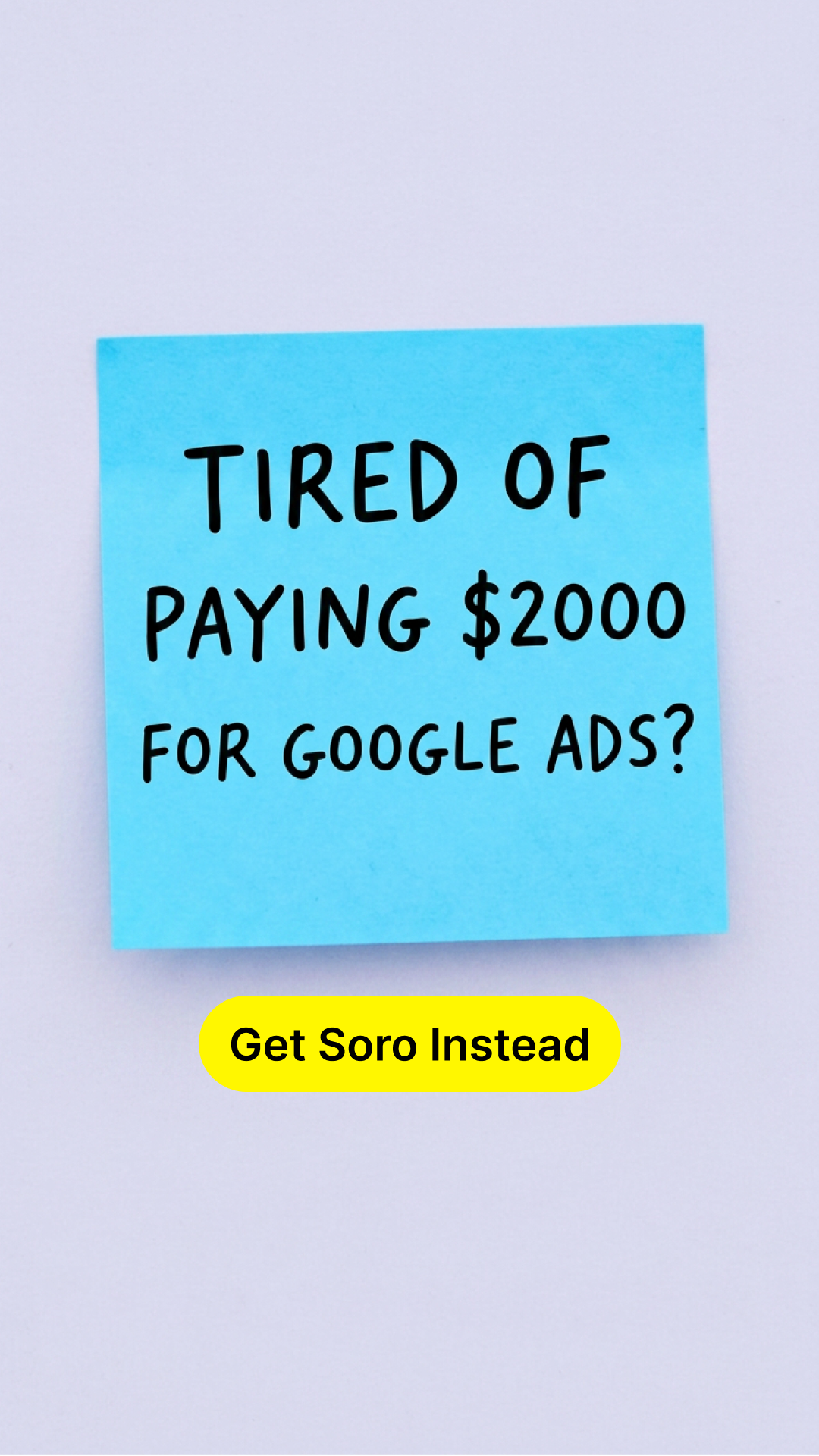 Soro SEO Facebook ad