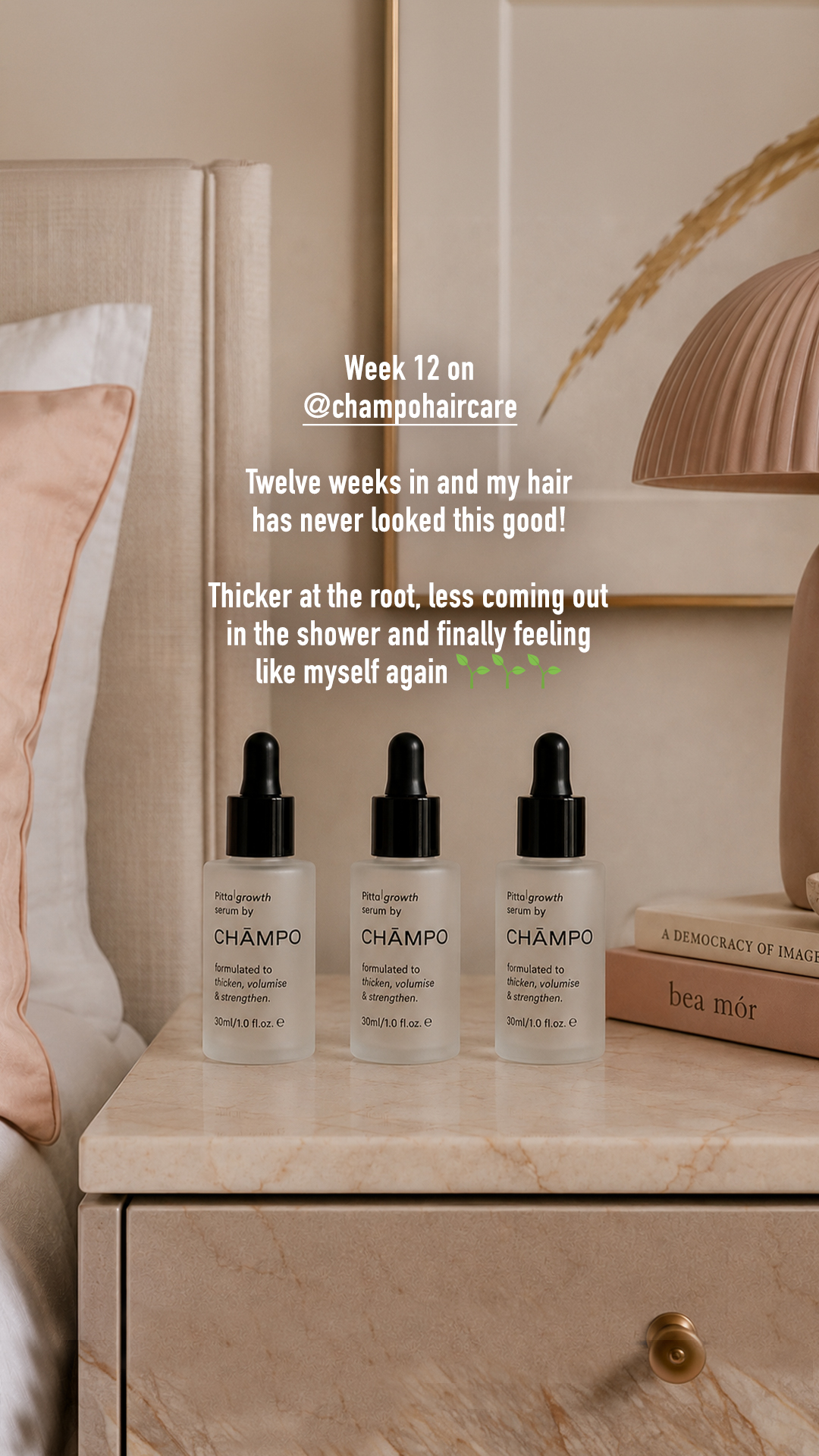 Chāmpo Haircare Facebook ad