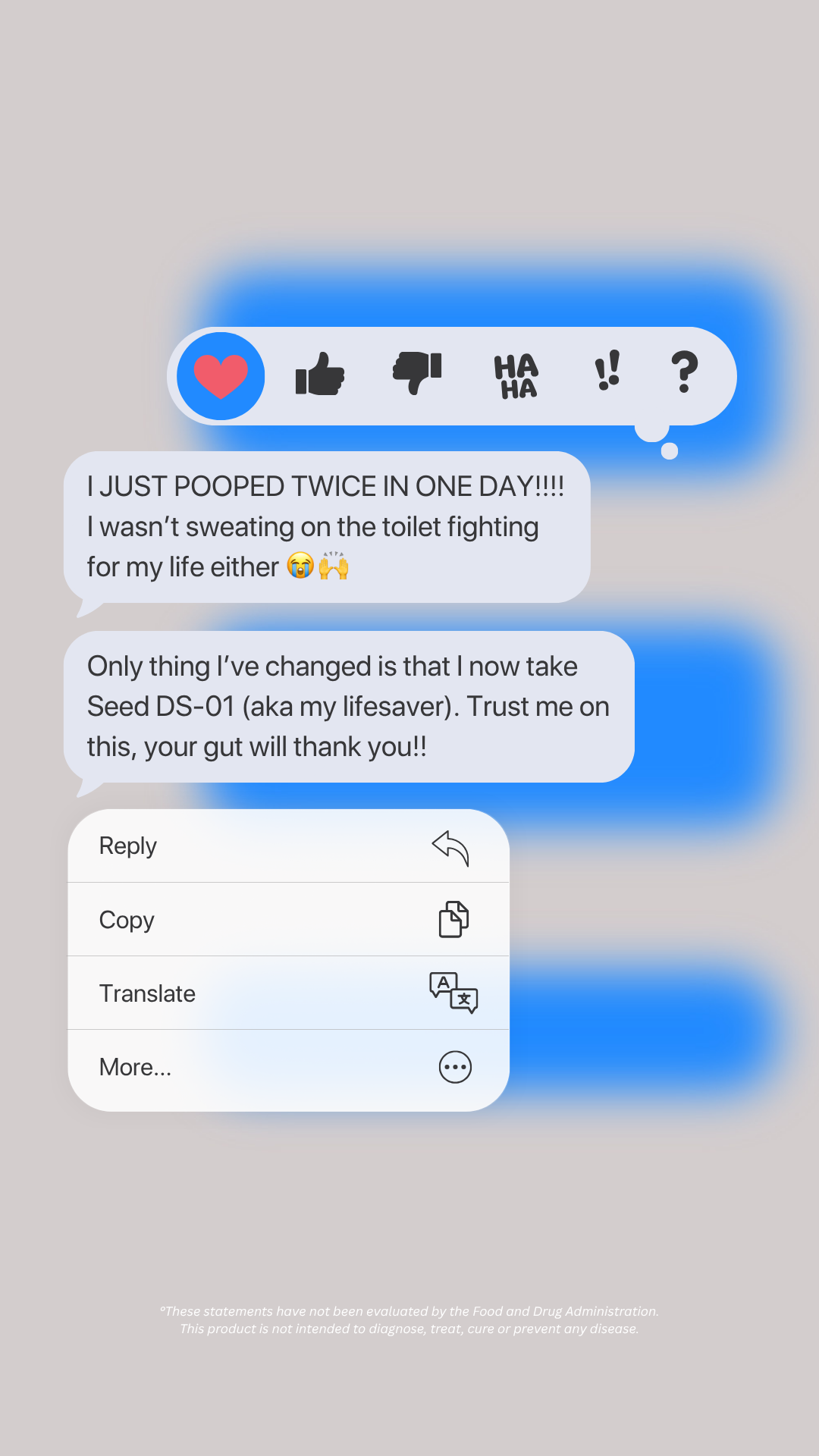 Seed Facebook ad