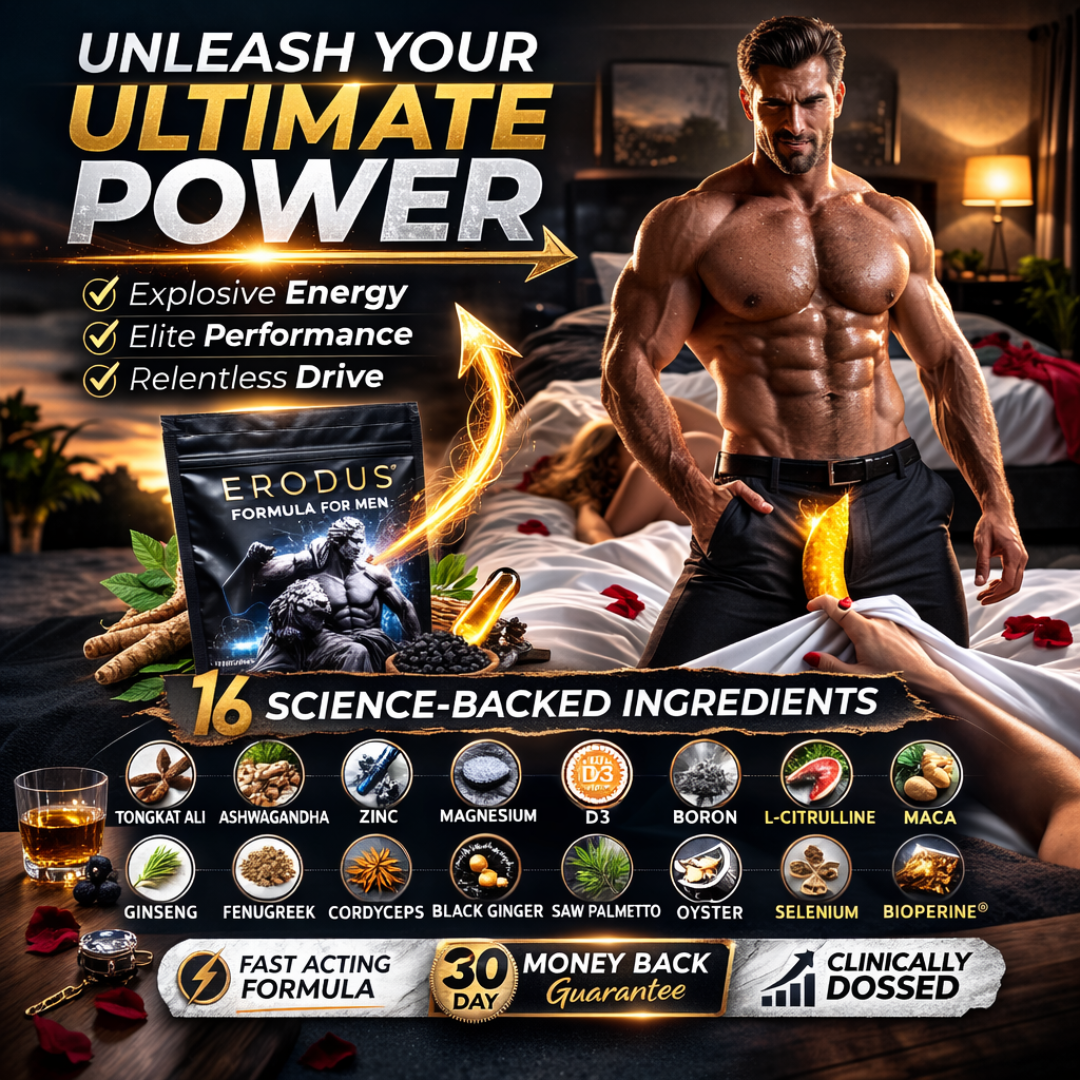 Erodus Formula For Men Facebook ad
