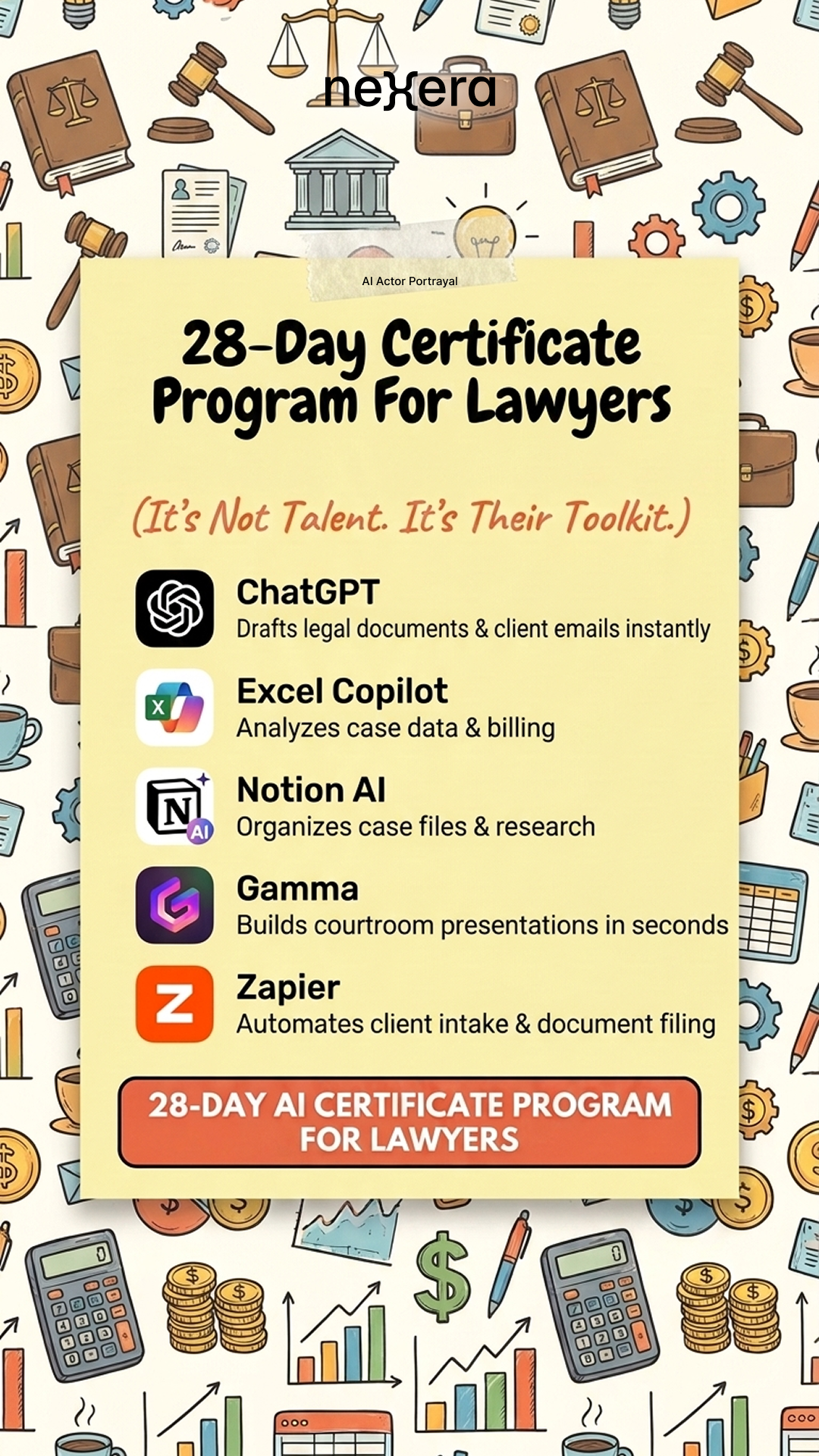 28-Day AI Challenge Facebook ad