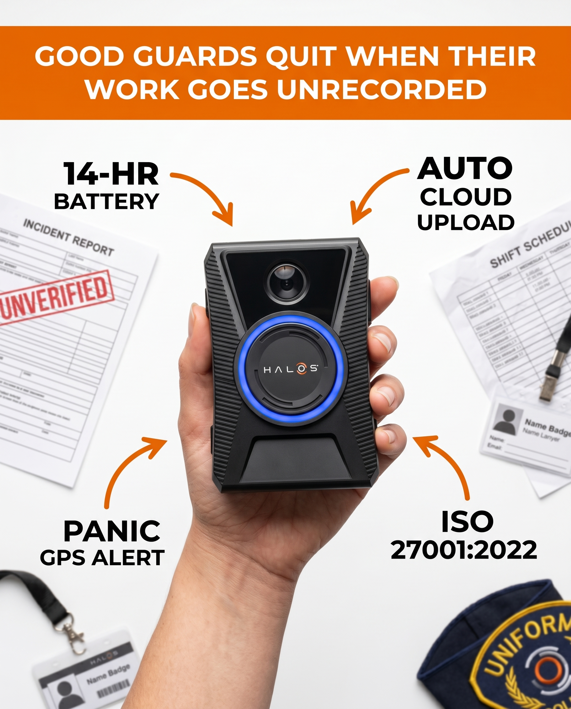 HALOS Body Cameras Facebook ad
